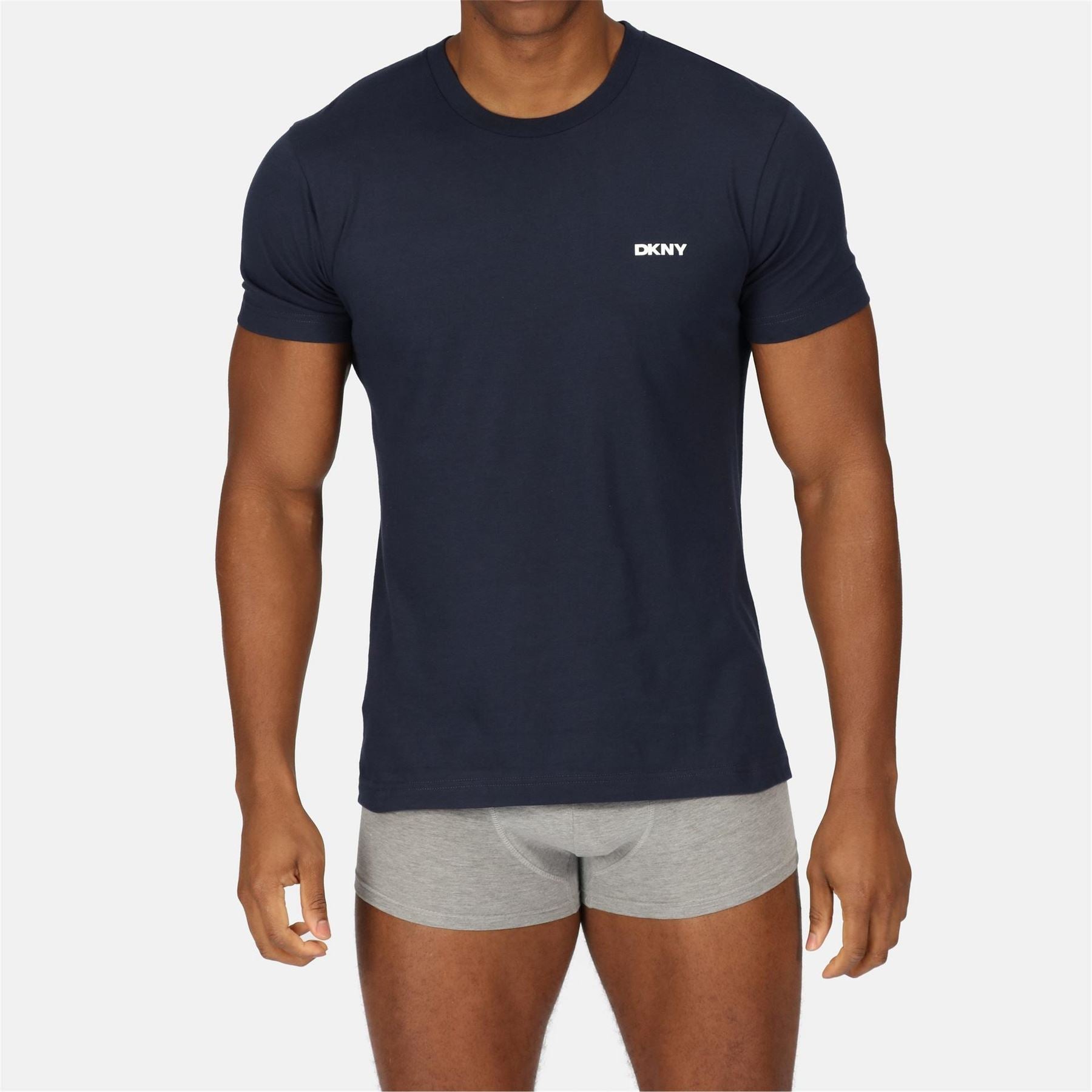 DKNY Mens 3 Pack Short Sleeve T-Shirts Giants