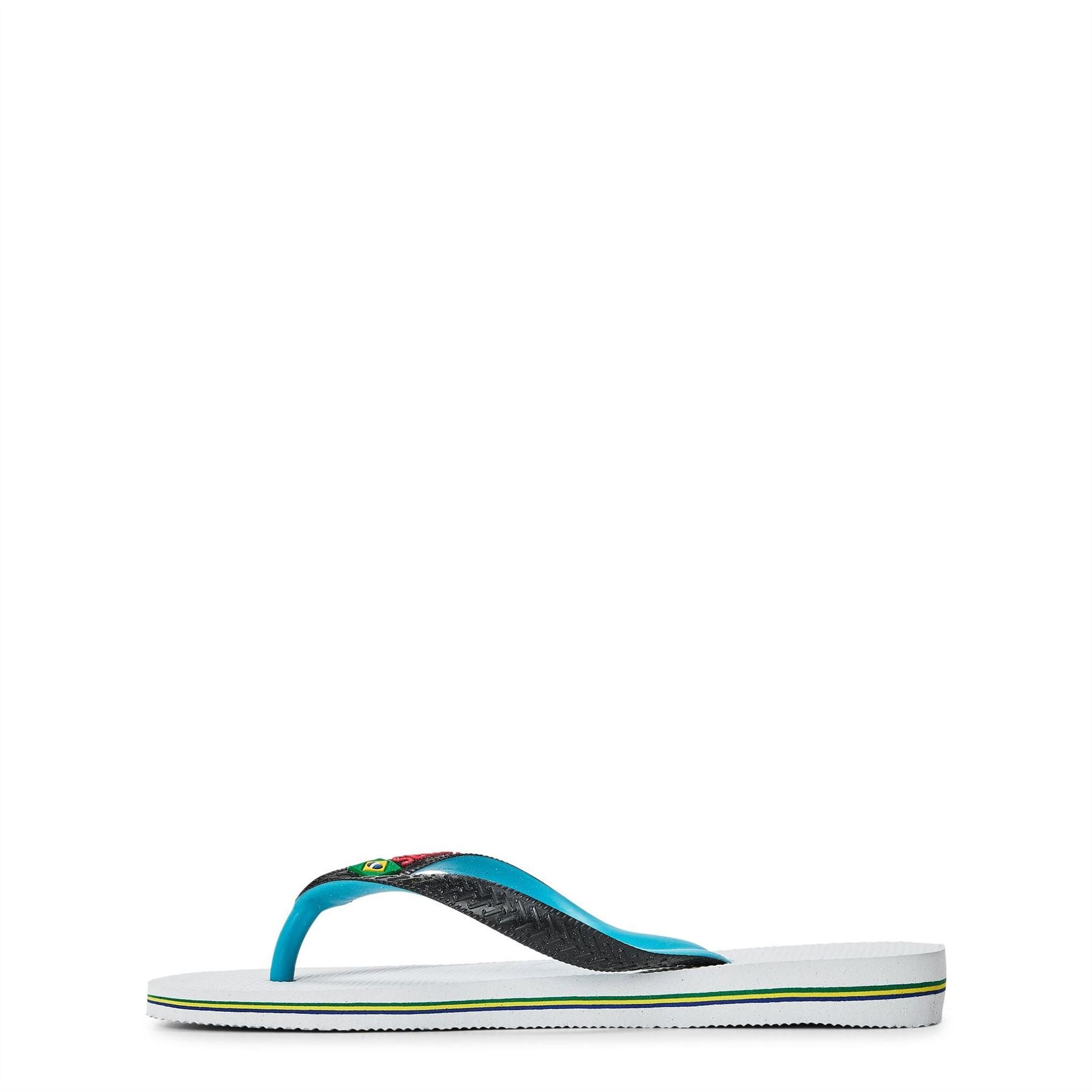 Havaianas Womens Brasil Mix White Black 35 36 Flip Flops