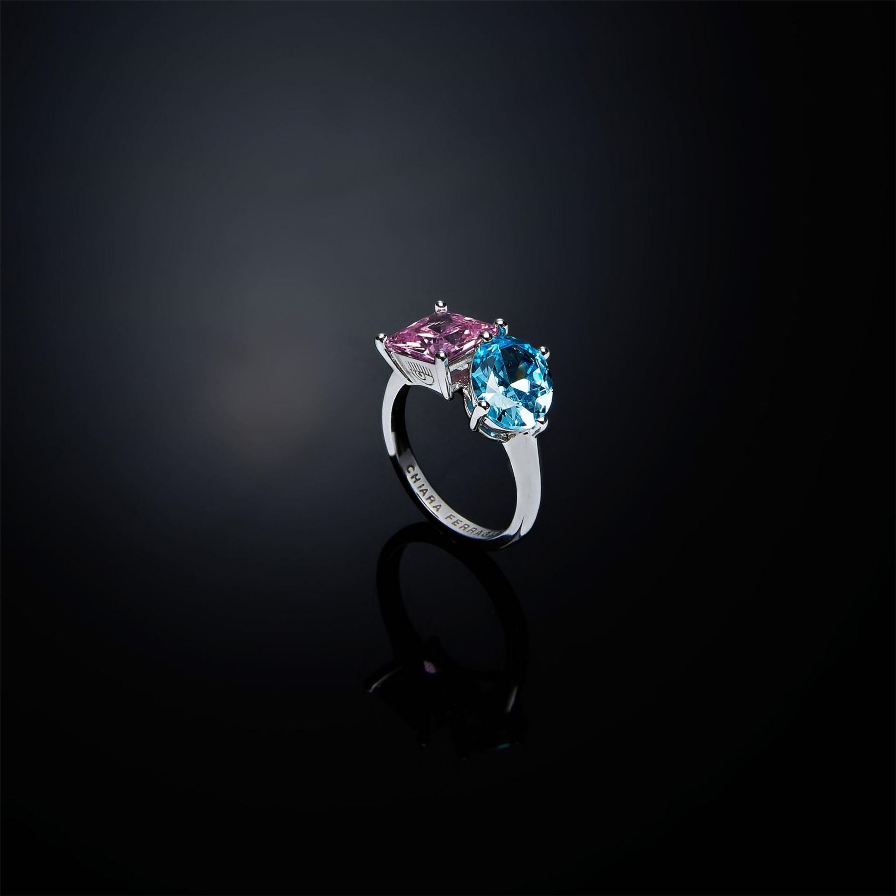 Chiara Ferragni Rainbow Stack Rings