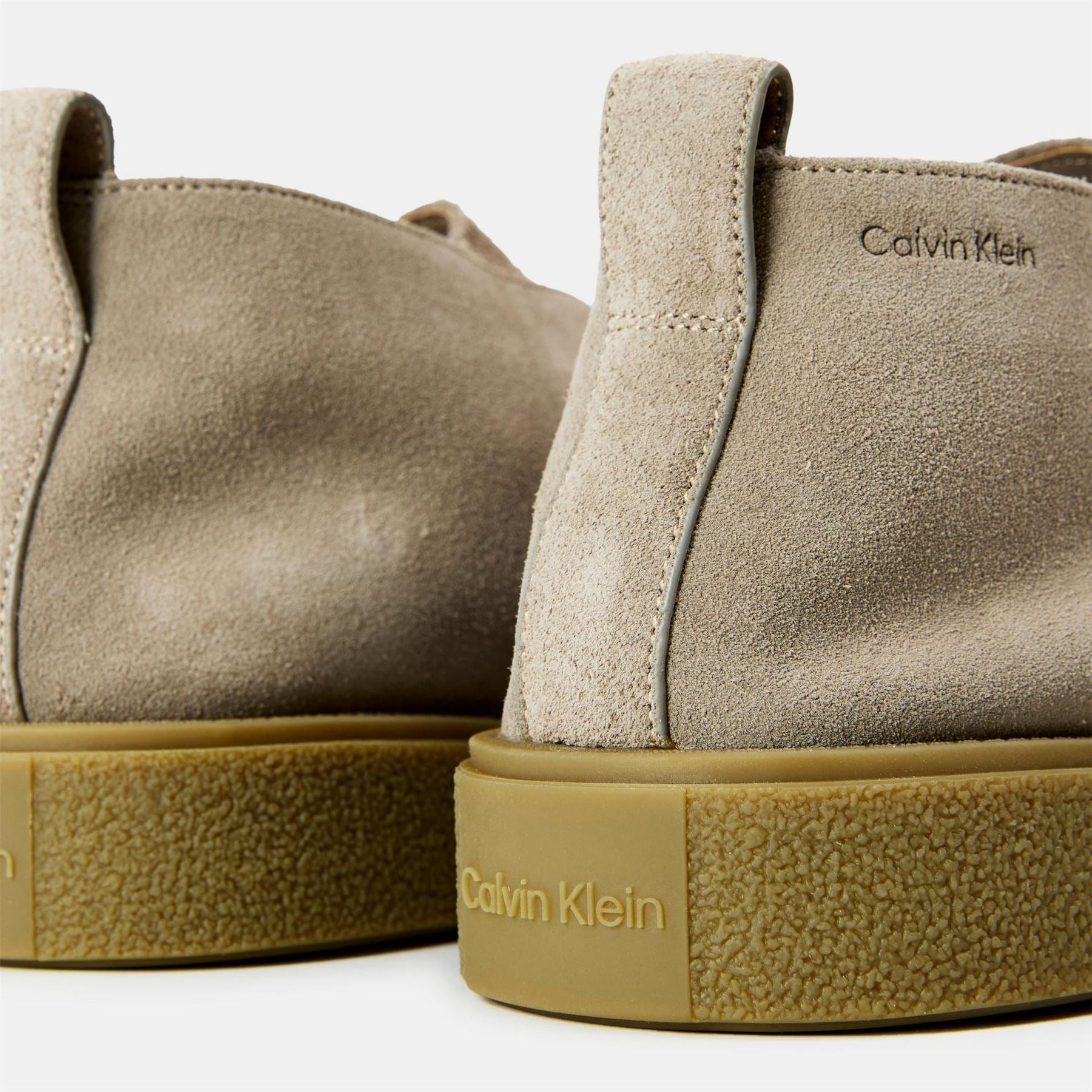 Calvin Klein Suede Desert Lace-Up Low Top Sneakers