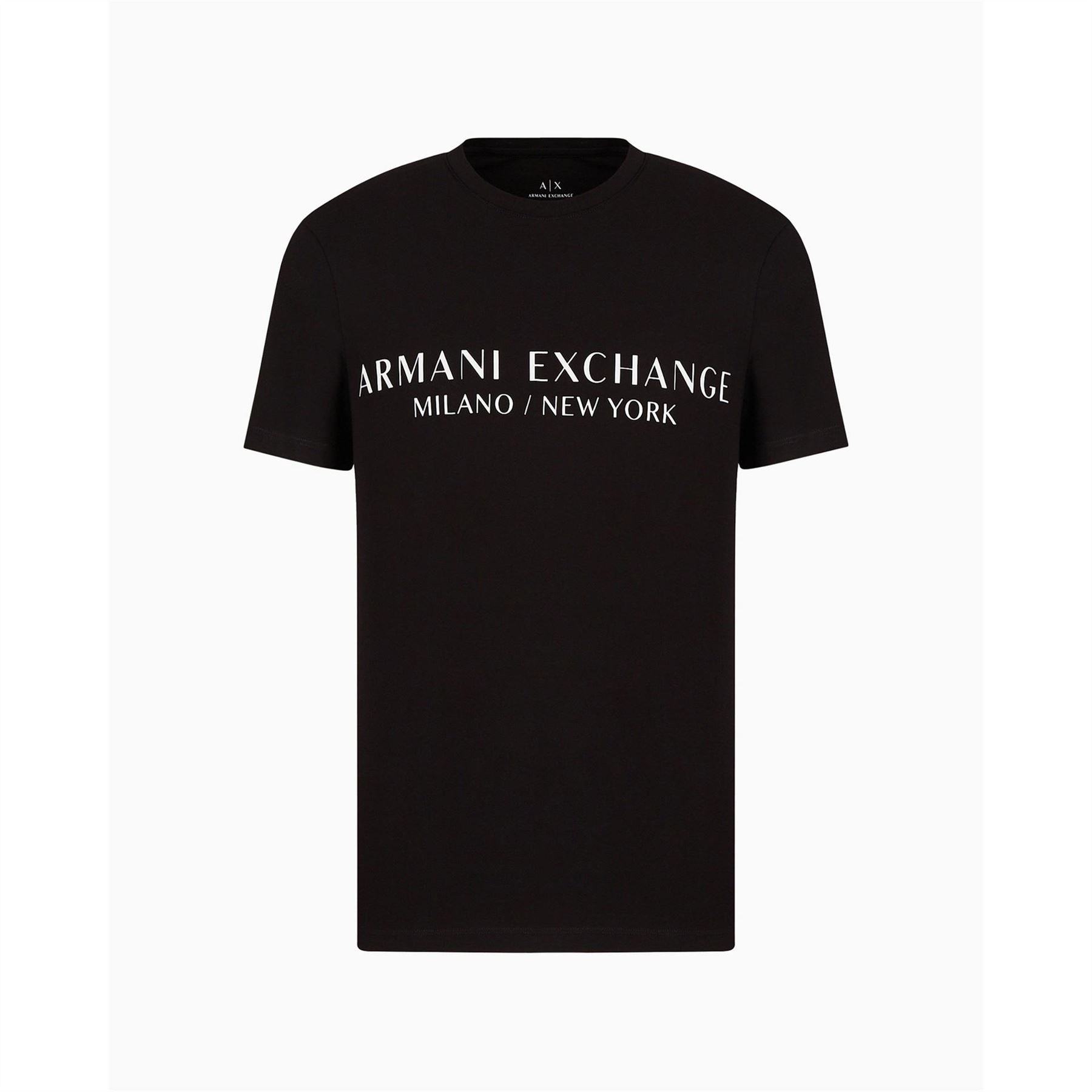 Armani Exchange Regular Fit Lettering Crew Neck T-Shirt