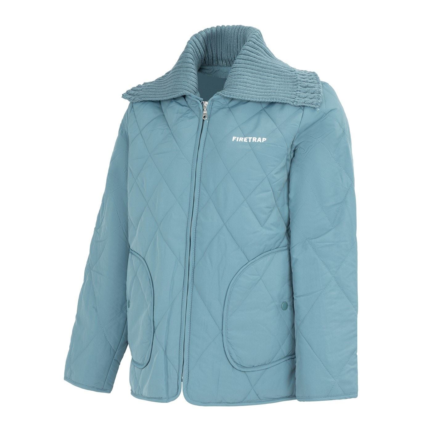 Firetrap Long Sleeve Hip Length Quilted Jacket