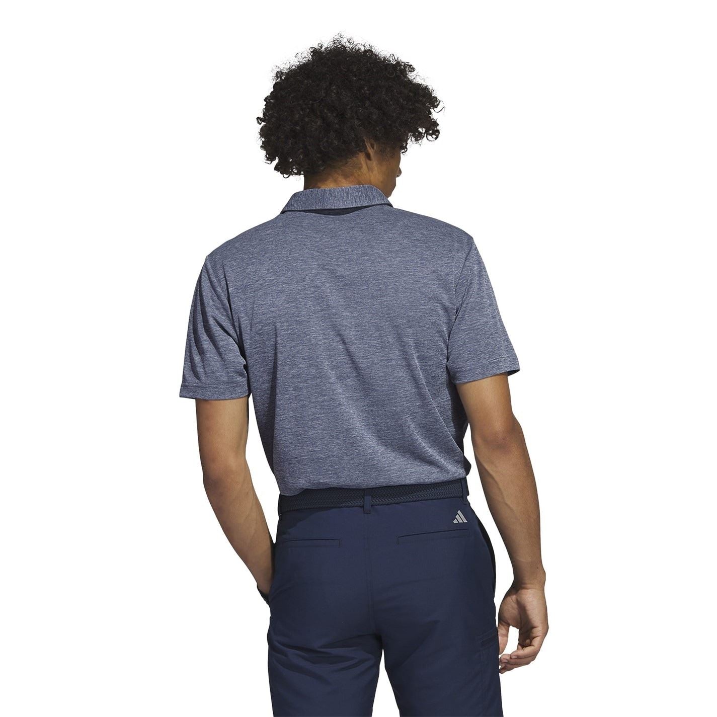 adidas Mens Heather Polo Shirt