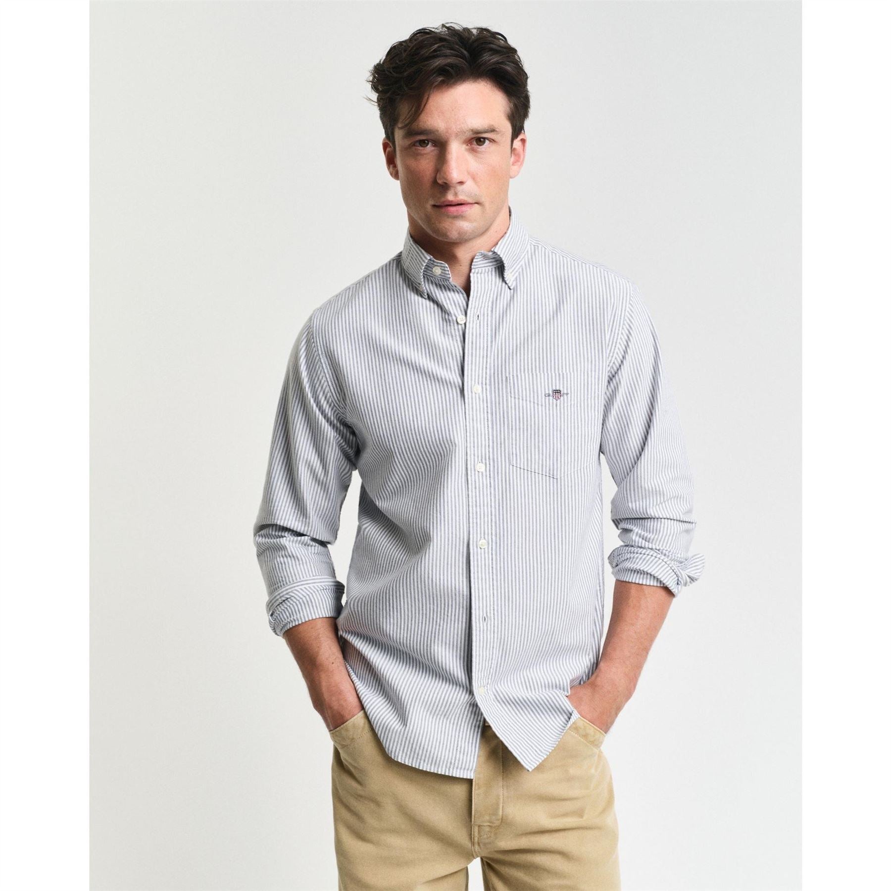 Gant Fit Banker Stripe Classic Oxford Shirt