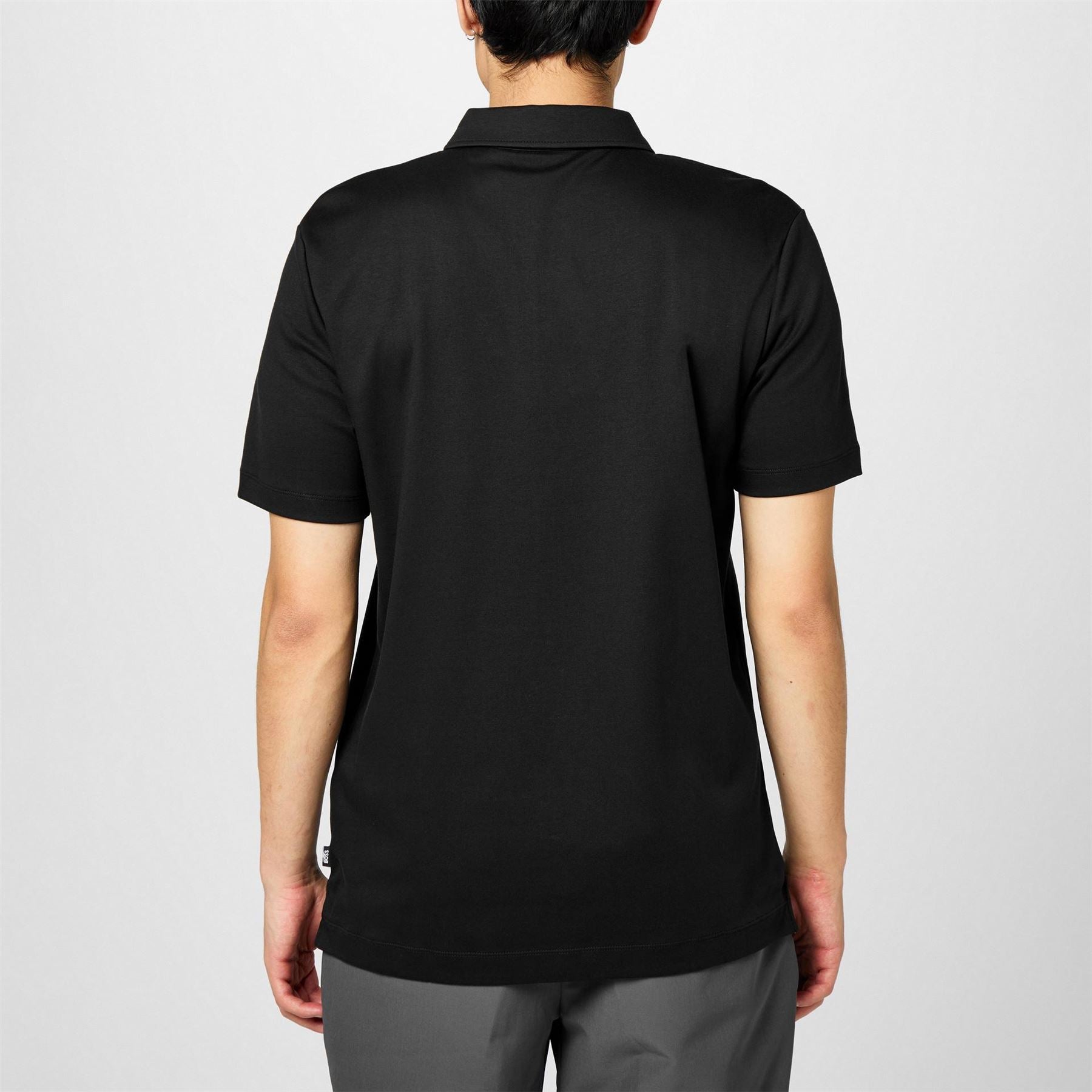 Boss BOSS BLACK Short Sleeve Polo Shirt with Logo Detail   Slim Fit