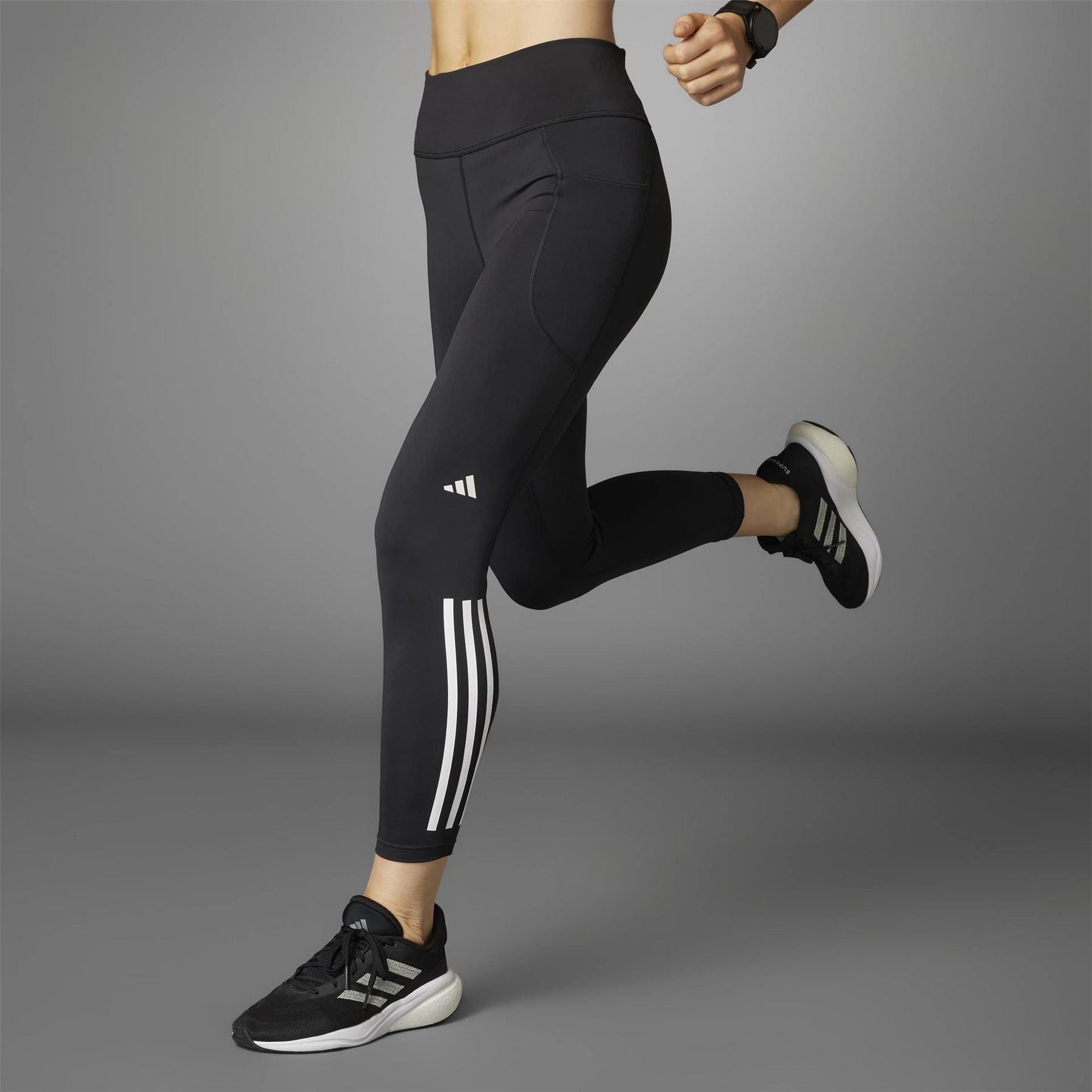adidas Dailyrun 3S High Rise Patterned Leggings