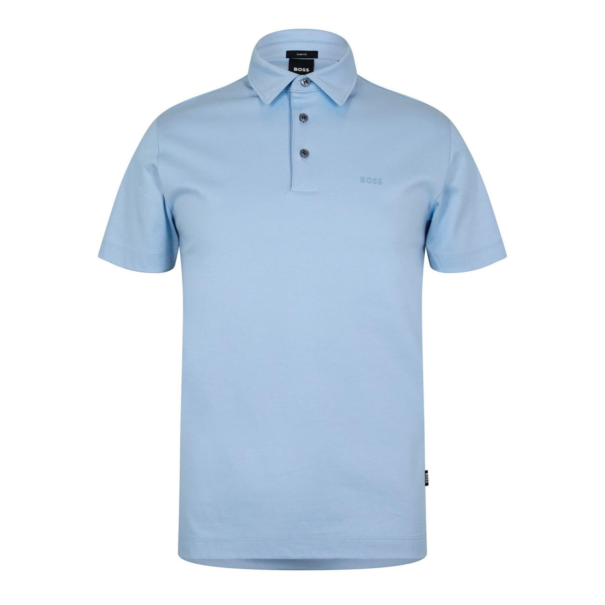 Boss BOSS BLACK Short Sleeve Polo Shirt with Logo Detail   Slim Fit