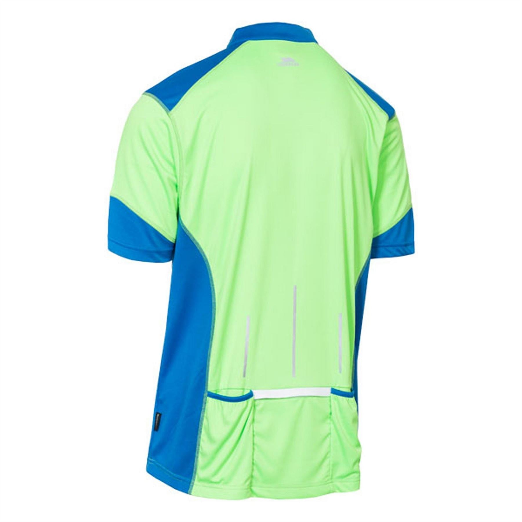 Trespass Dudley Zip Neck Raglan Sleeve Jersey Top