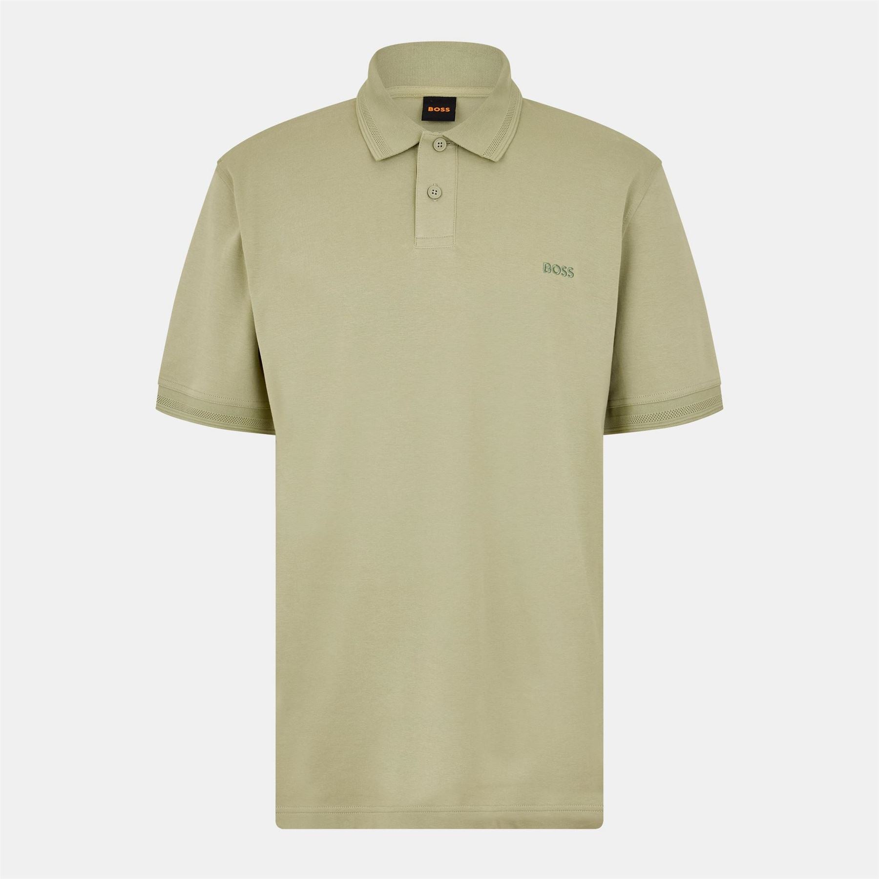 Boss Collared Neck Short Sleeve Regular Fit Shirt