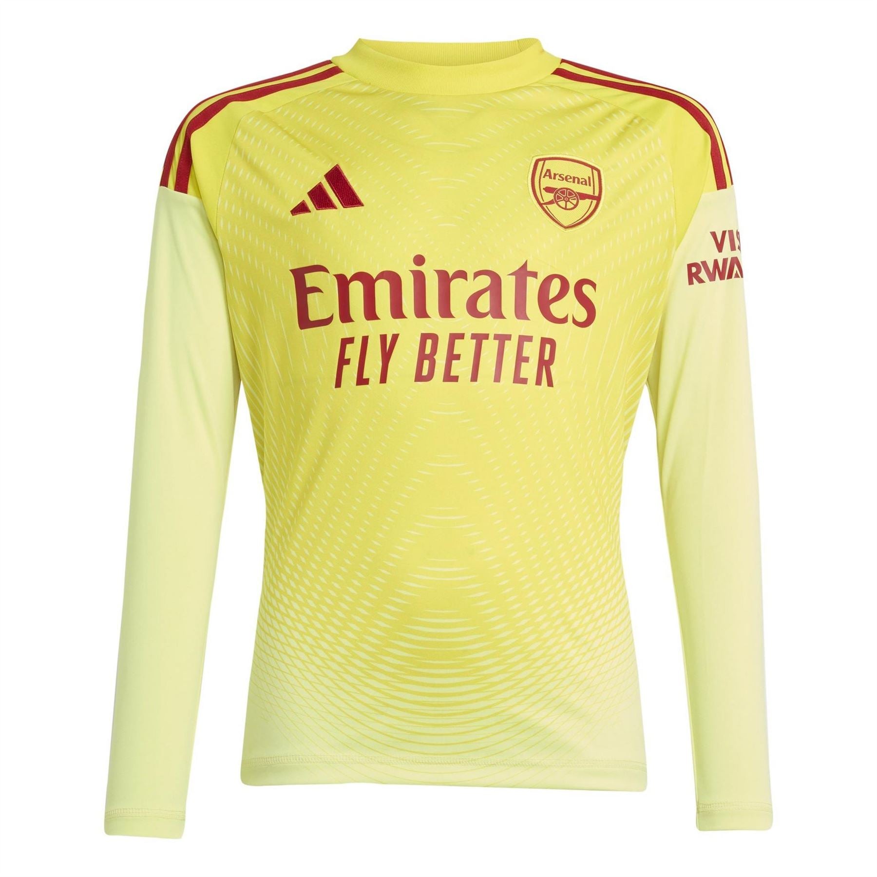 adidas Manchester United Long Sleeve Goalkeeper Shirt 2025 2026 Juniors