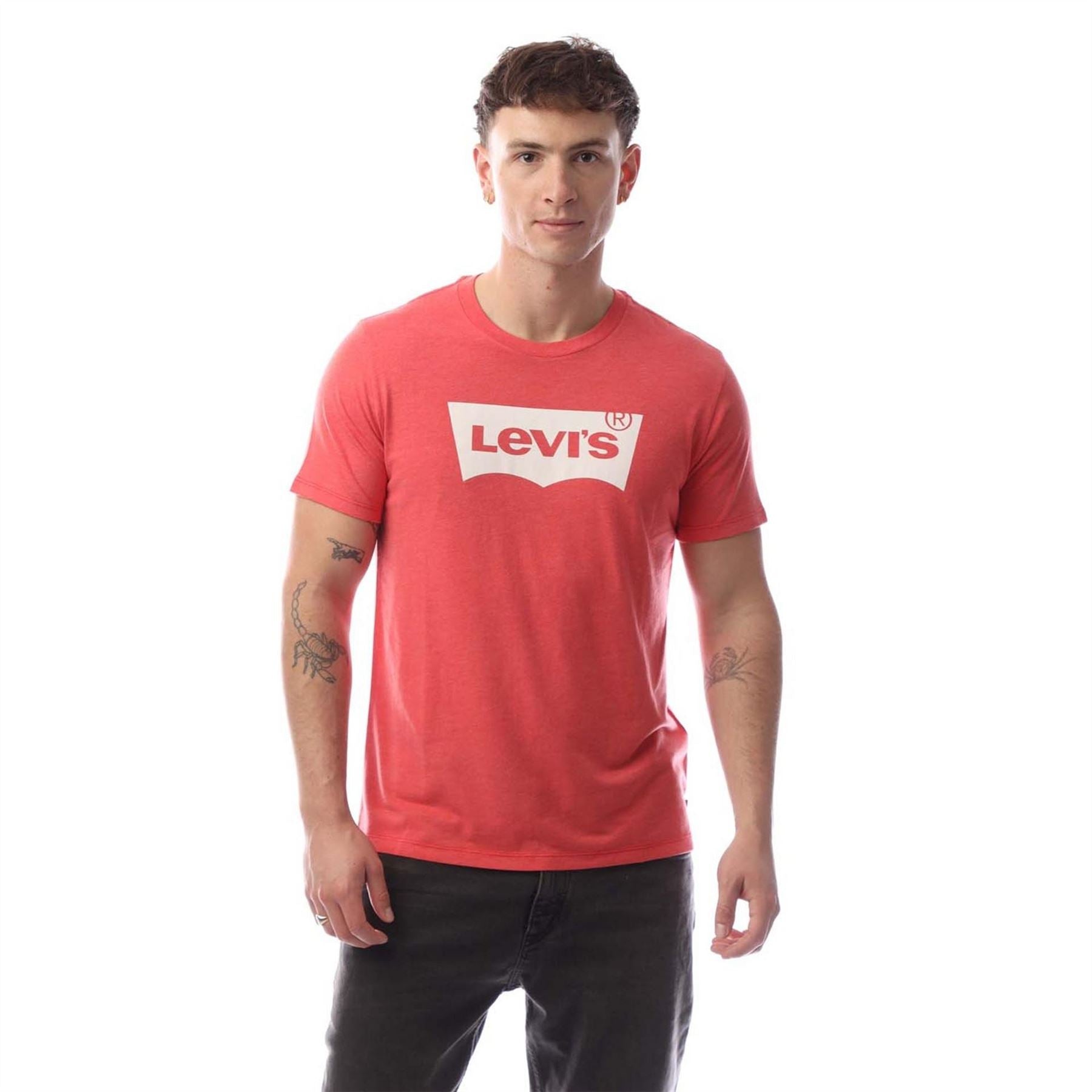 Levis Bold Logo Crew Neck Short Sleeve T-Shirt