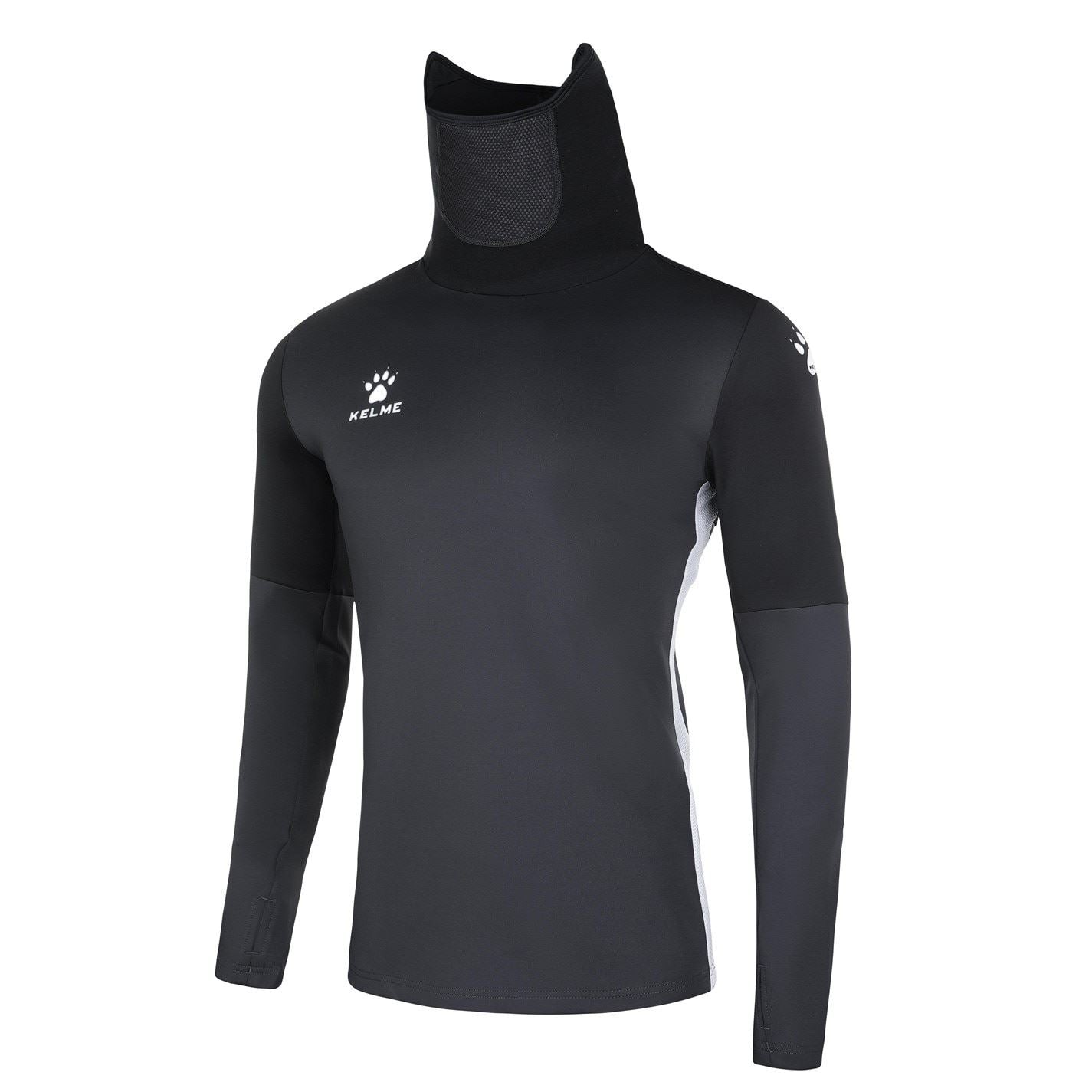 Kelme Slim Fit Funnel Neck Long Sleeve Athletic Top