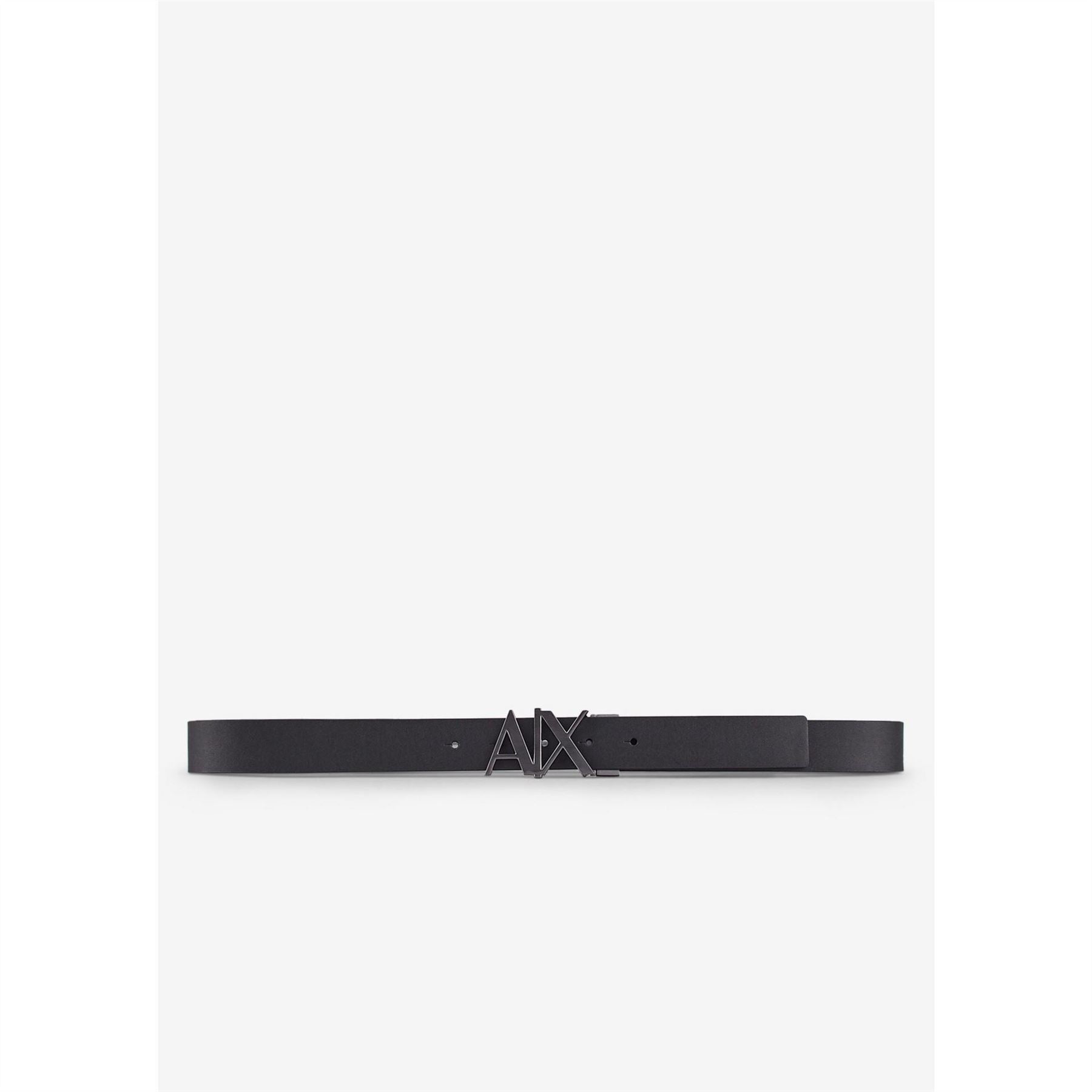 Armani Exchange Cut Out Large Logo Belt
