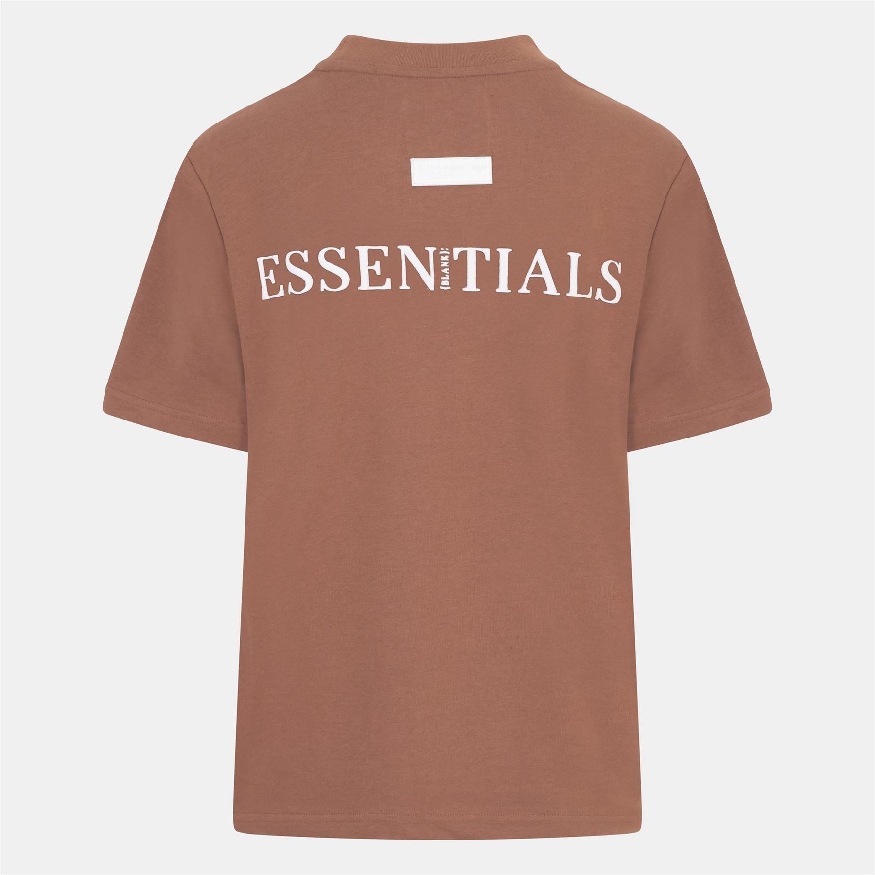 Blank Essentials Embroidered Text Graphic Crew Neck Short Sleeve Boyfriend T-Shirt