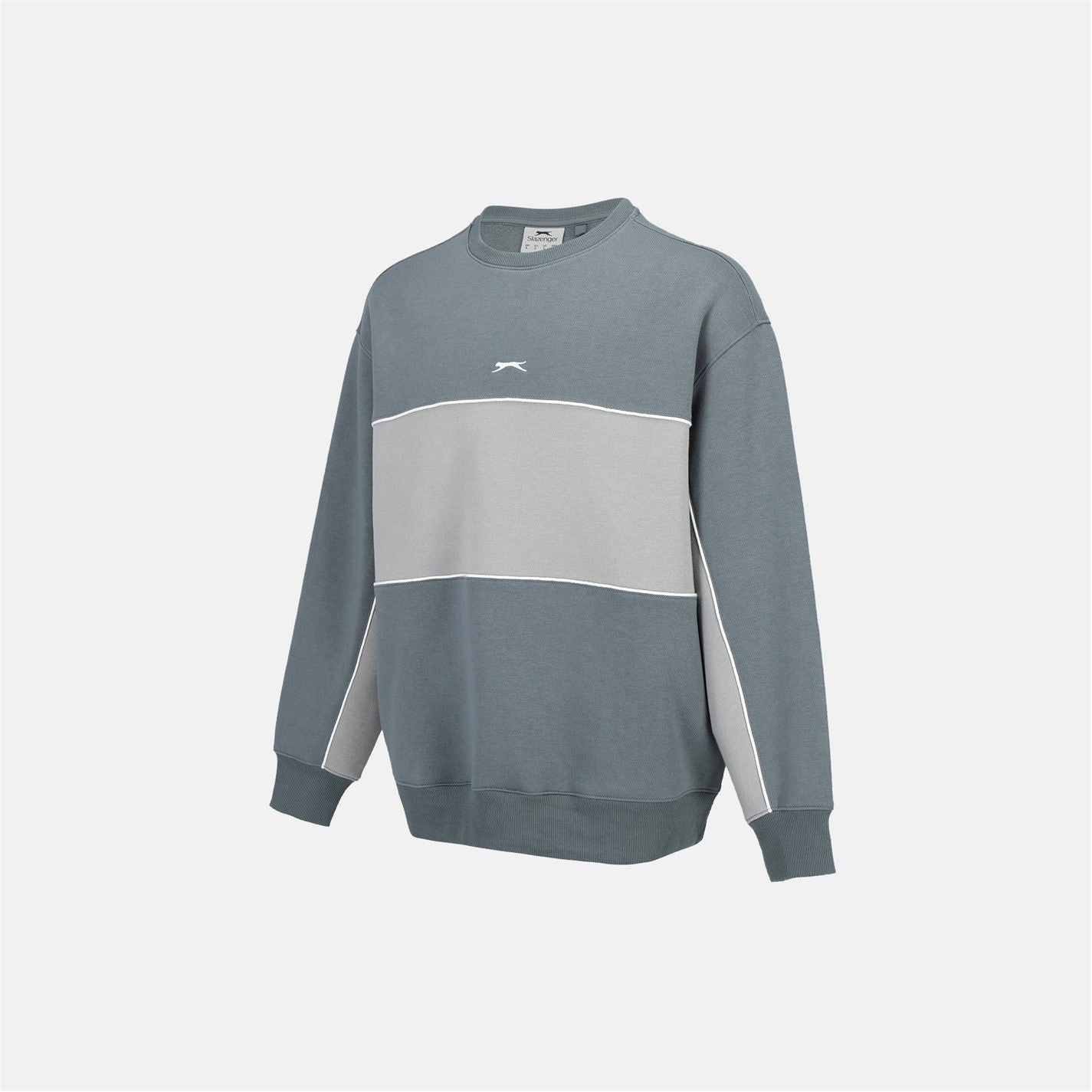 Slazenger Mens Fleece Sportswear Crew Sweat