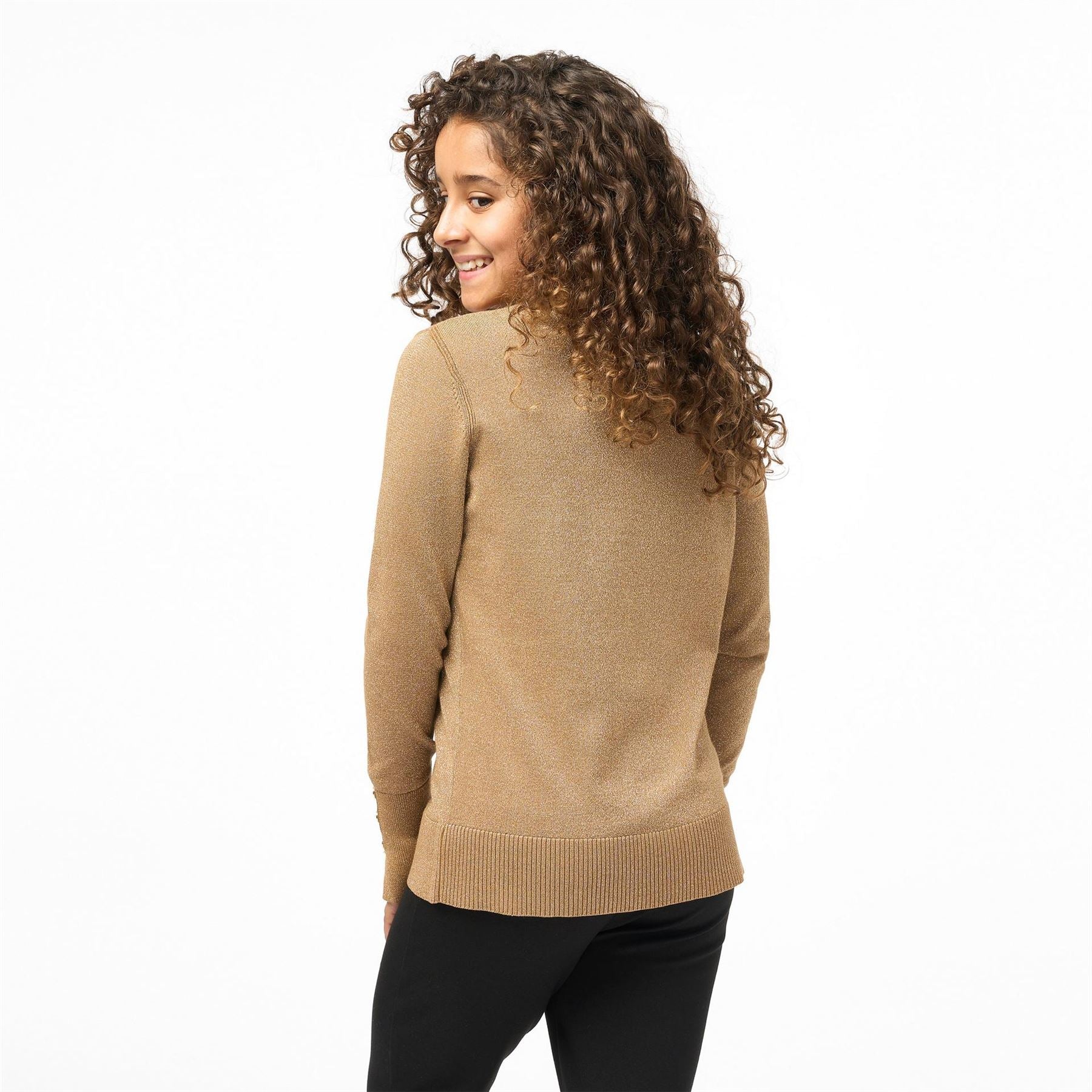 Biba Girls Soft Shimmer Jumper