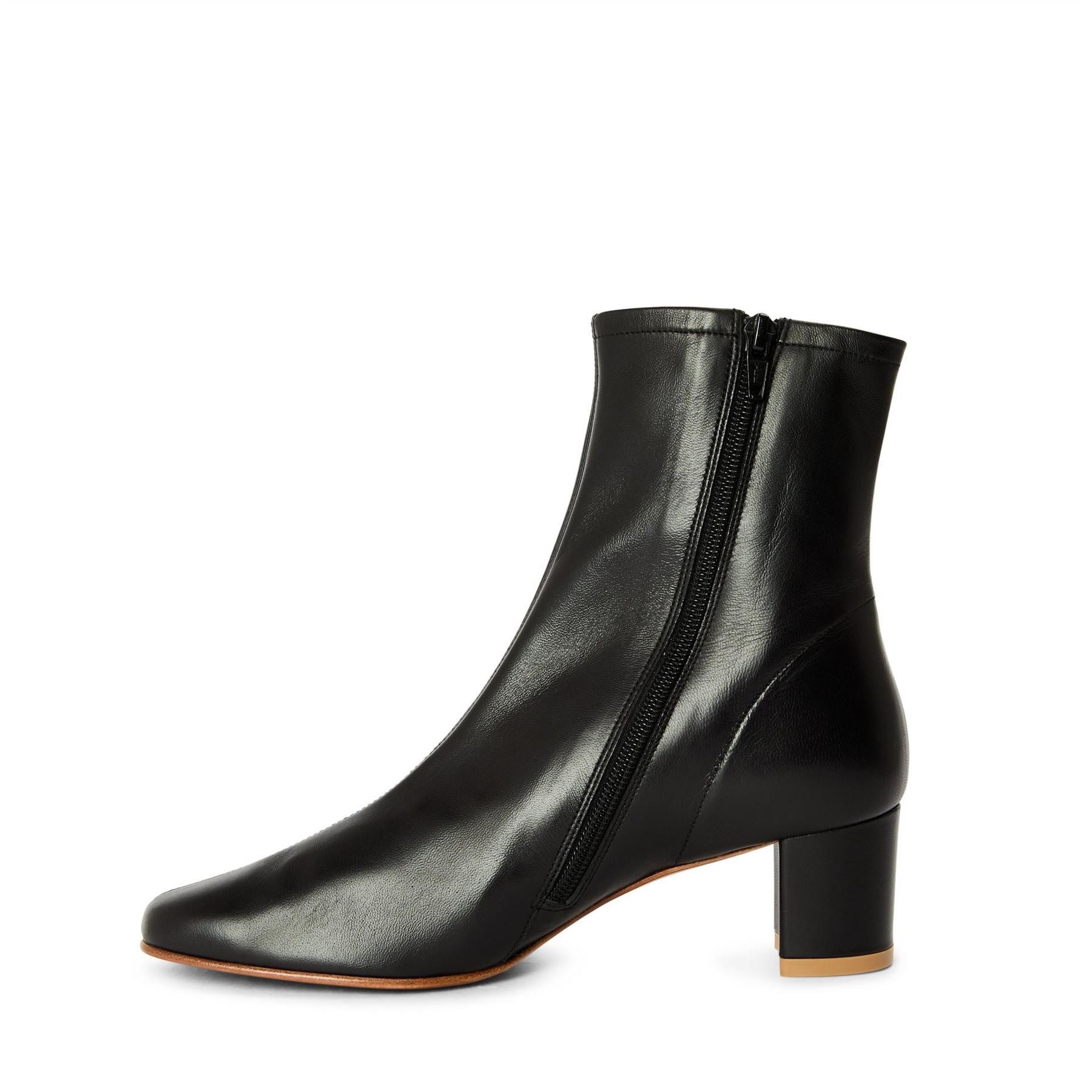 By Far Leather Heeled Boots