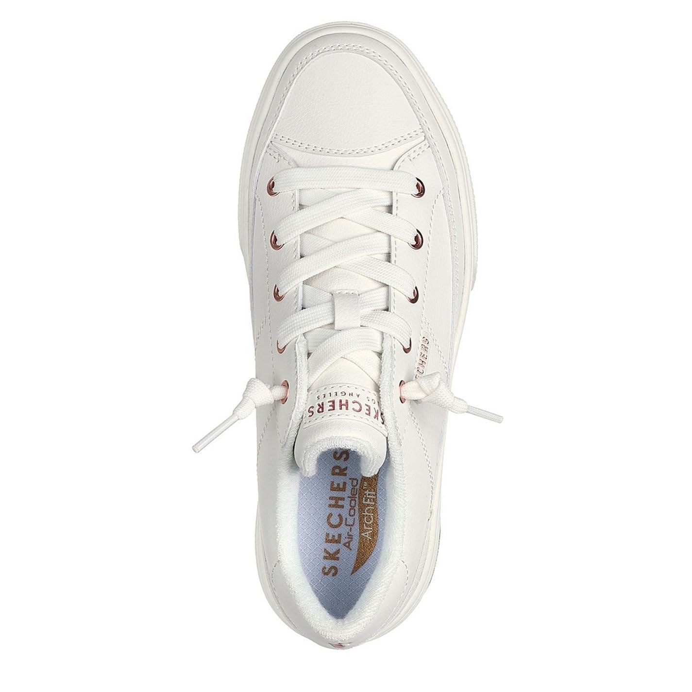 Skechers Womens Arch Fit Arcade   On My Way Low Top Trainers