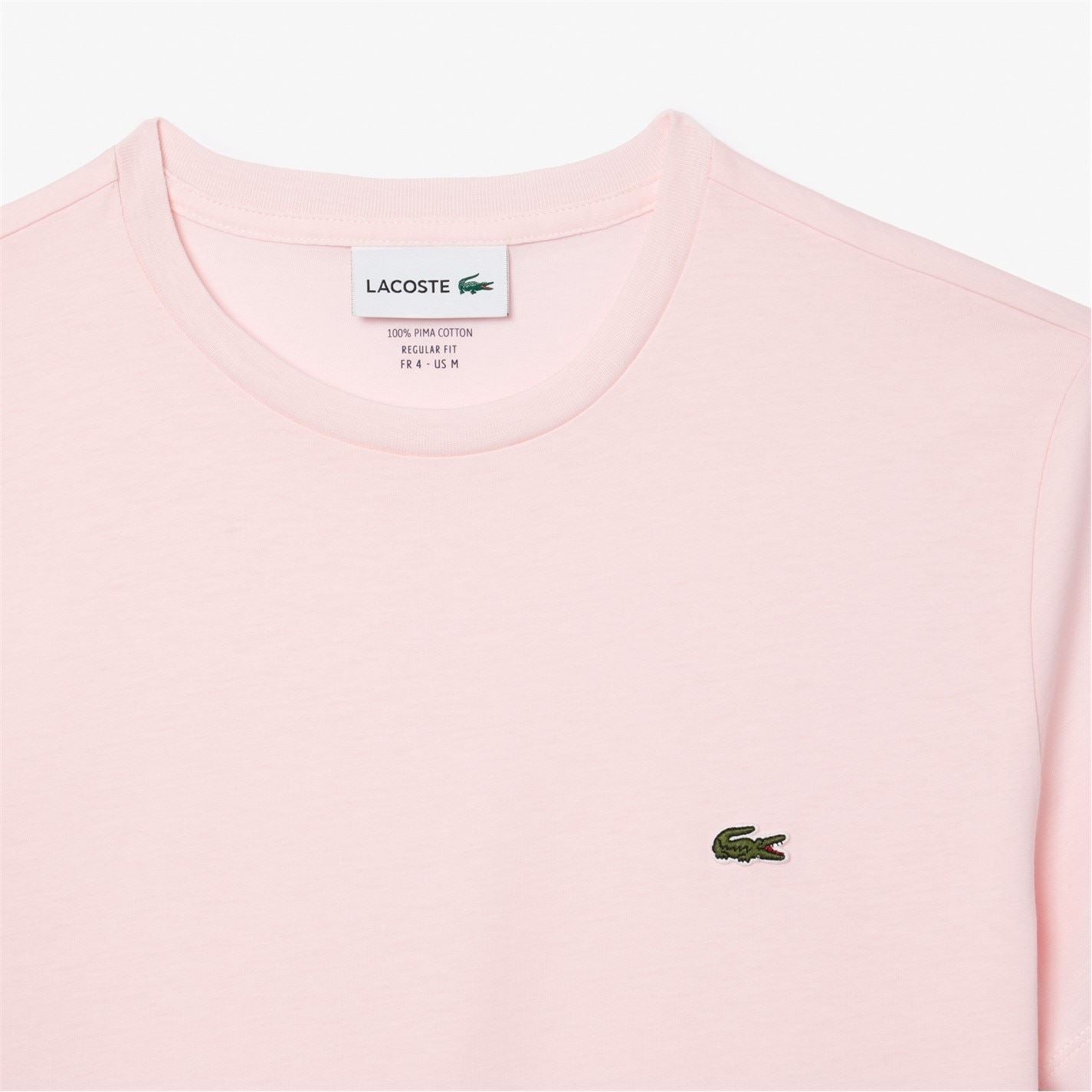 Lacoste Crocodile Logo Crew Neck Short Sleeve Jersey T-Shirt
