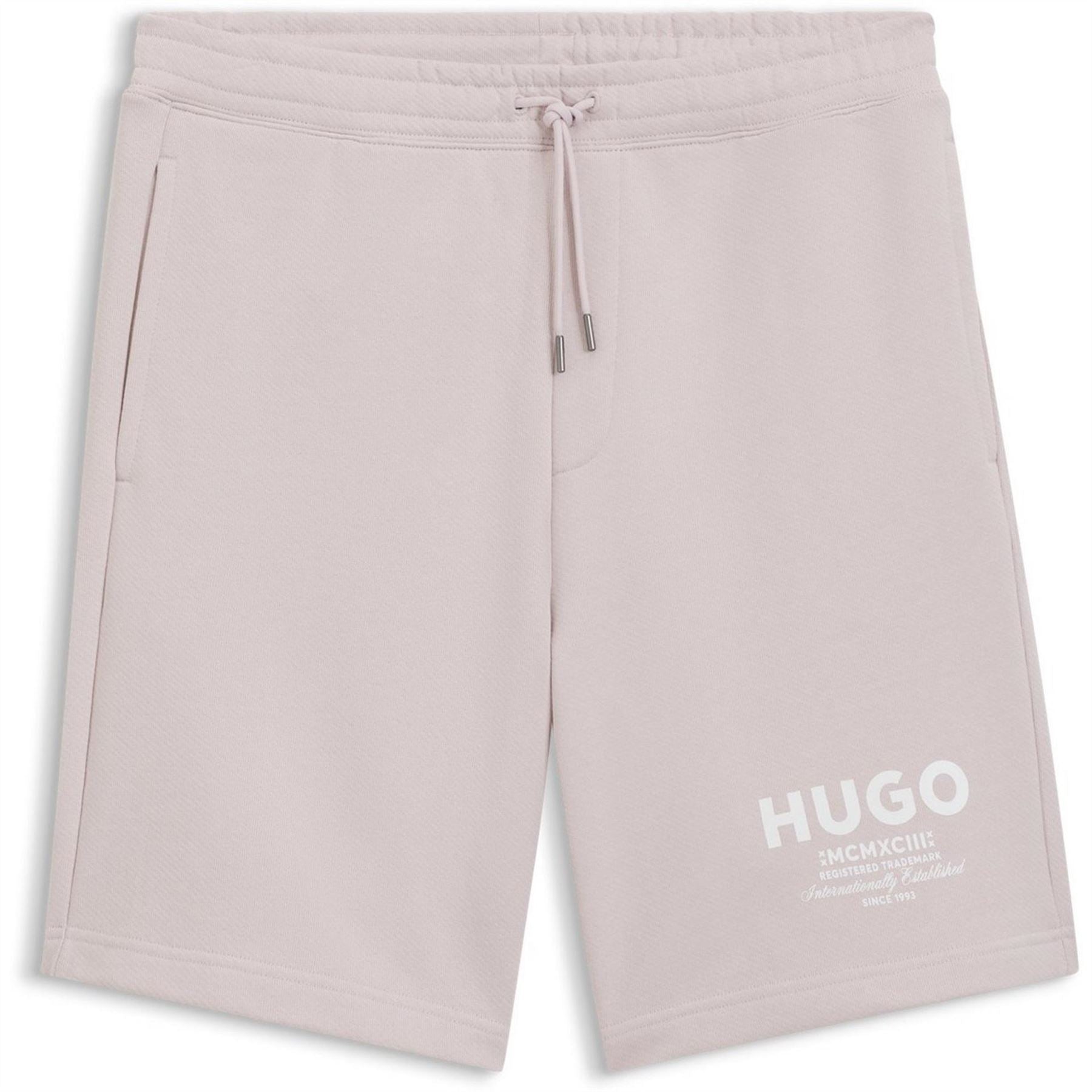 Hugo HUGO Soft Jogger Shorts with Logo Detail