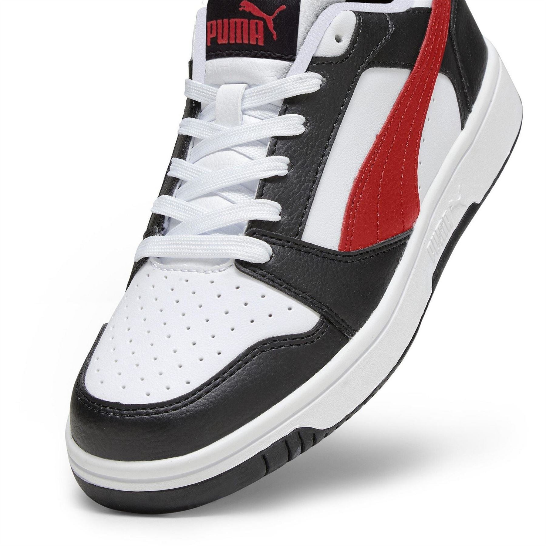 Puma Kids Rebound Lo Jr High Top Trainers