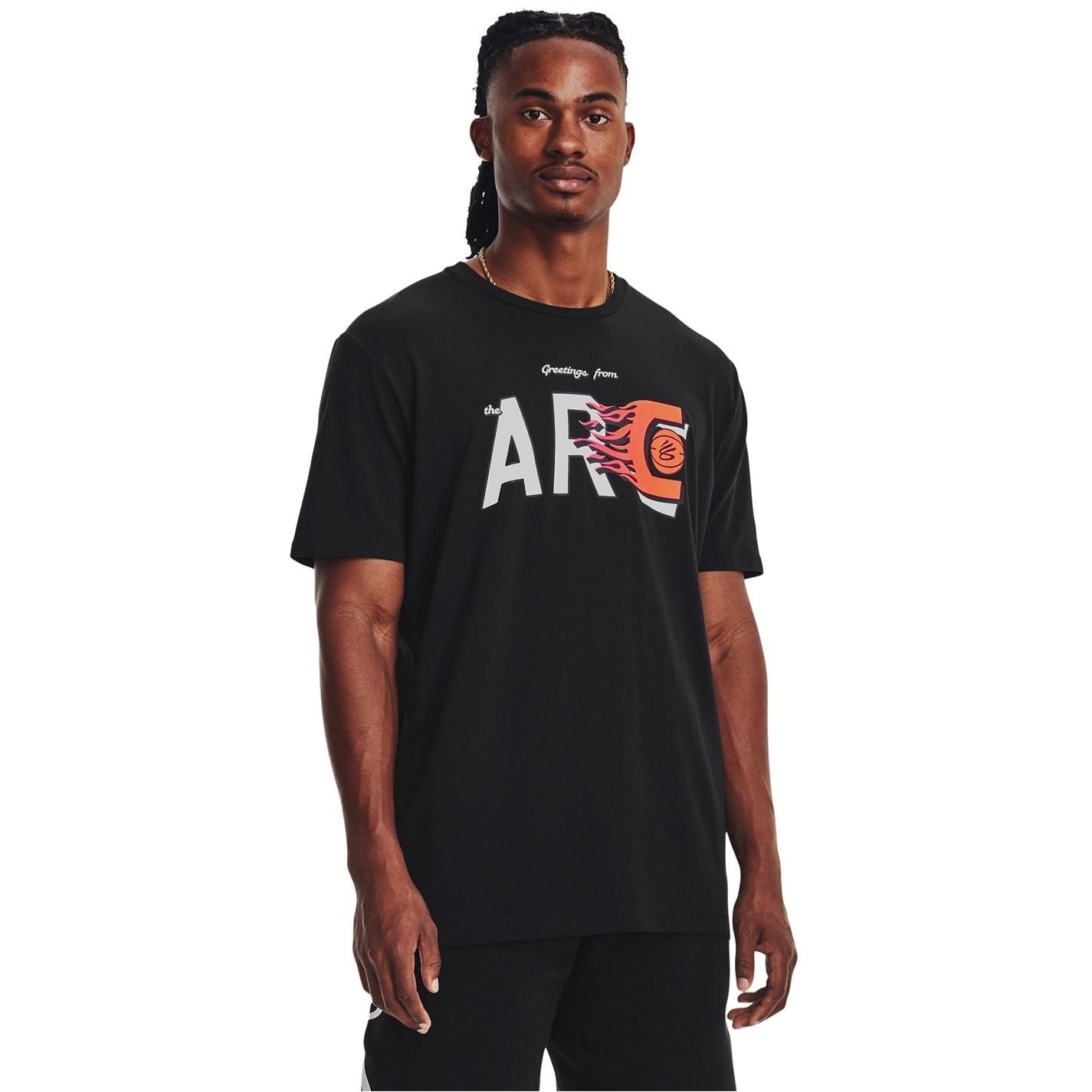 Under Armour Curry Arc Cotton Short Sleeve Performance T Shirt