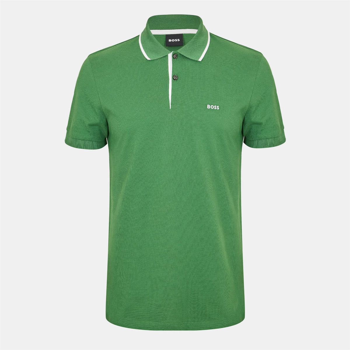 Boss Collared Neck Short Sleeve Polo Shirt