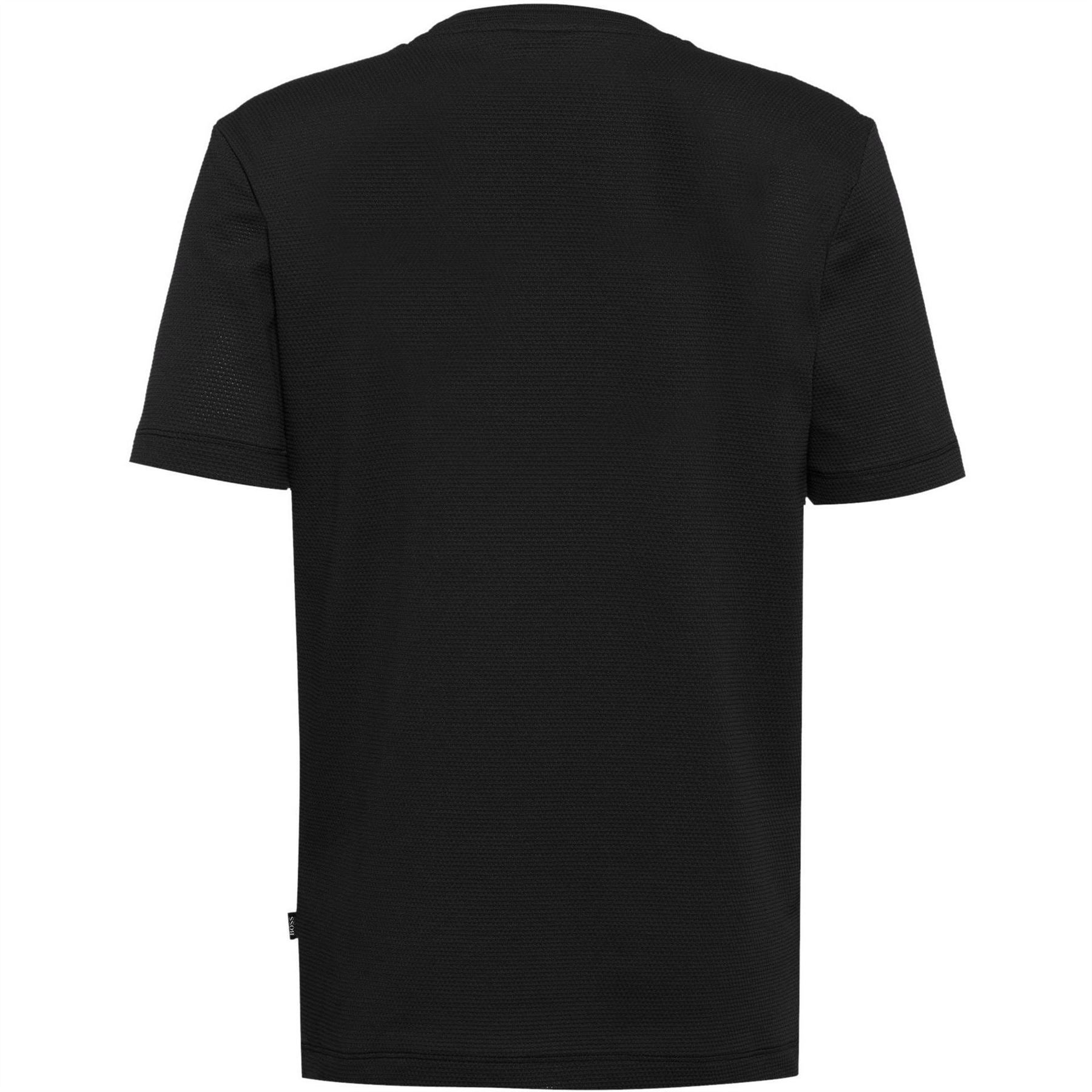 Boss Tiburt Bubble Structure Cotton Short Sleeve T-Shirt