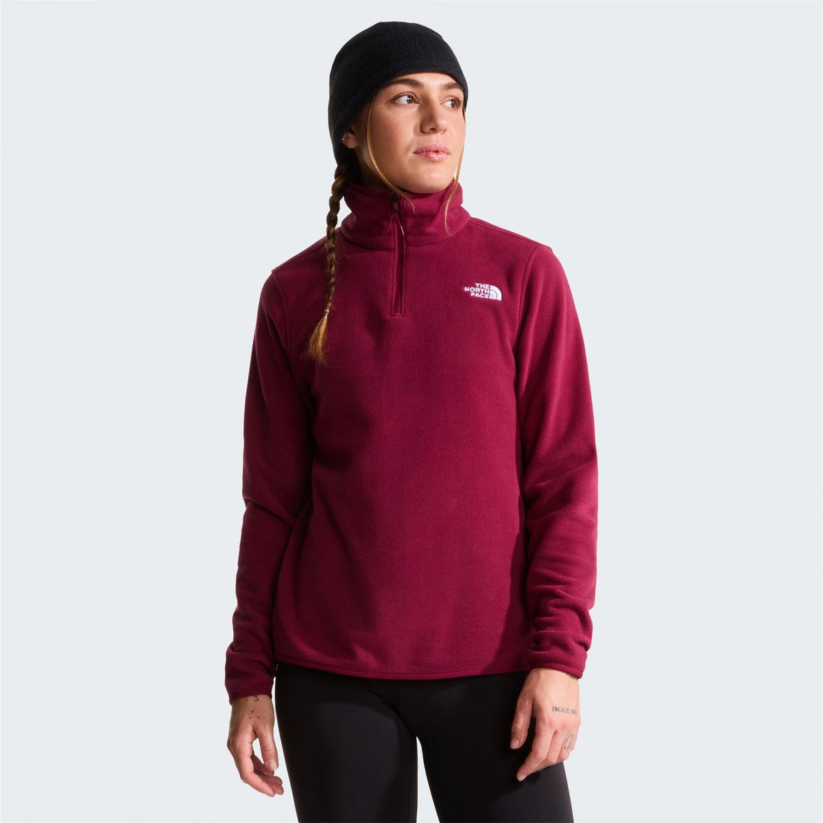 The North Face Womens 100 Glacier Quarter Zip Fleece