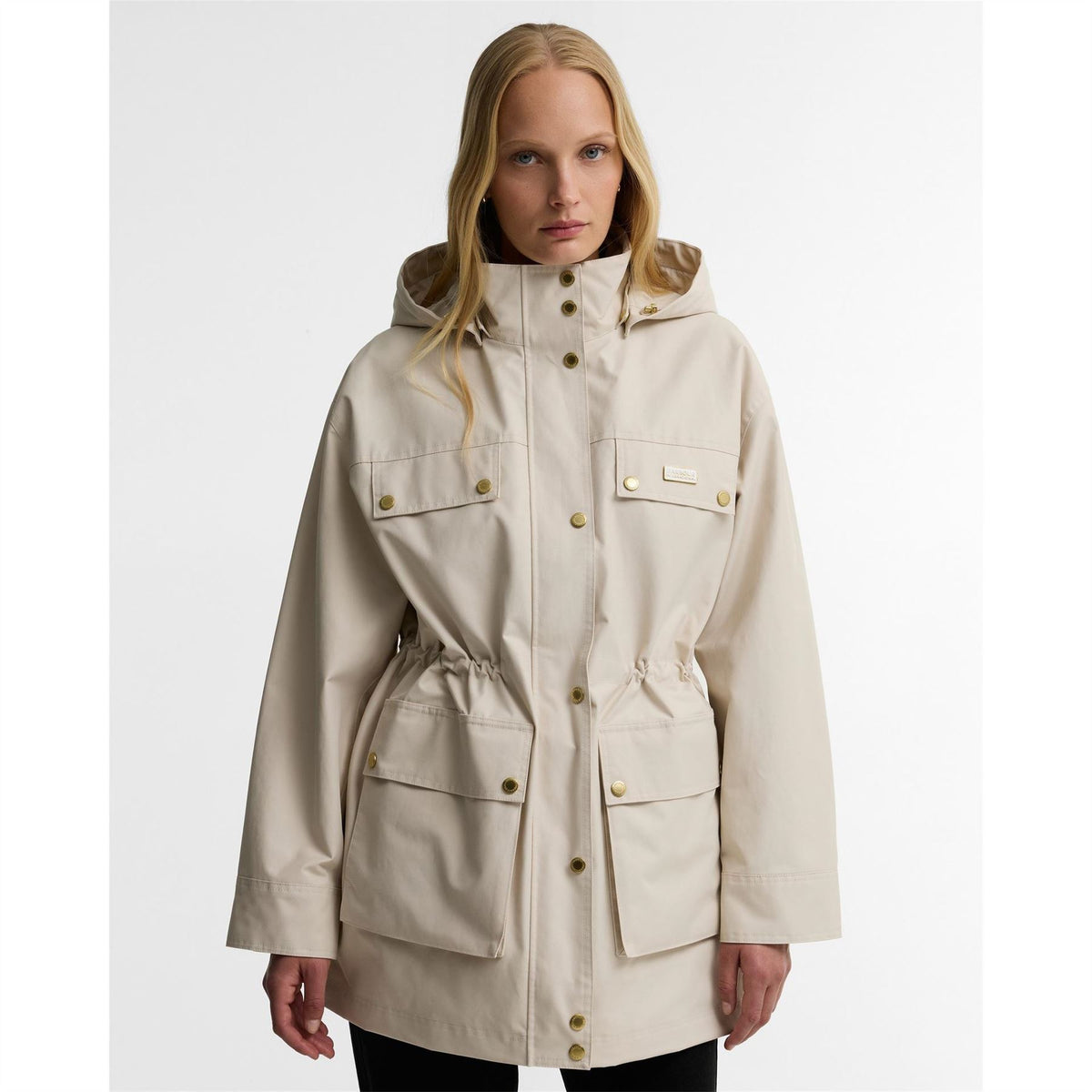 Barbour International Molina Cotton Full Zip Showerproof Anorak
