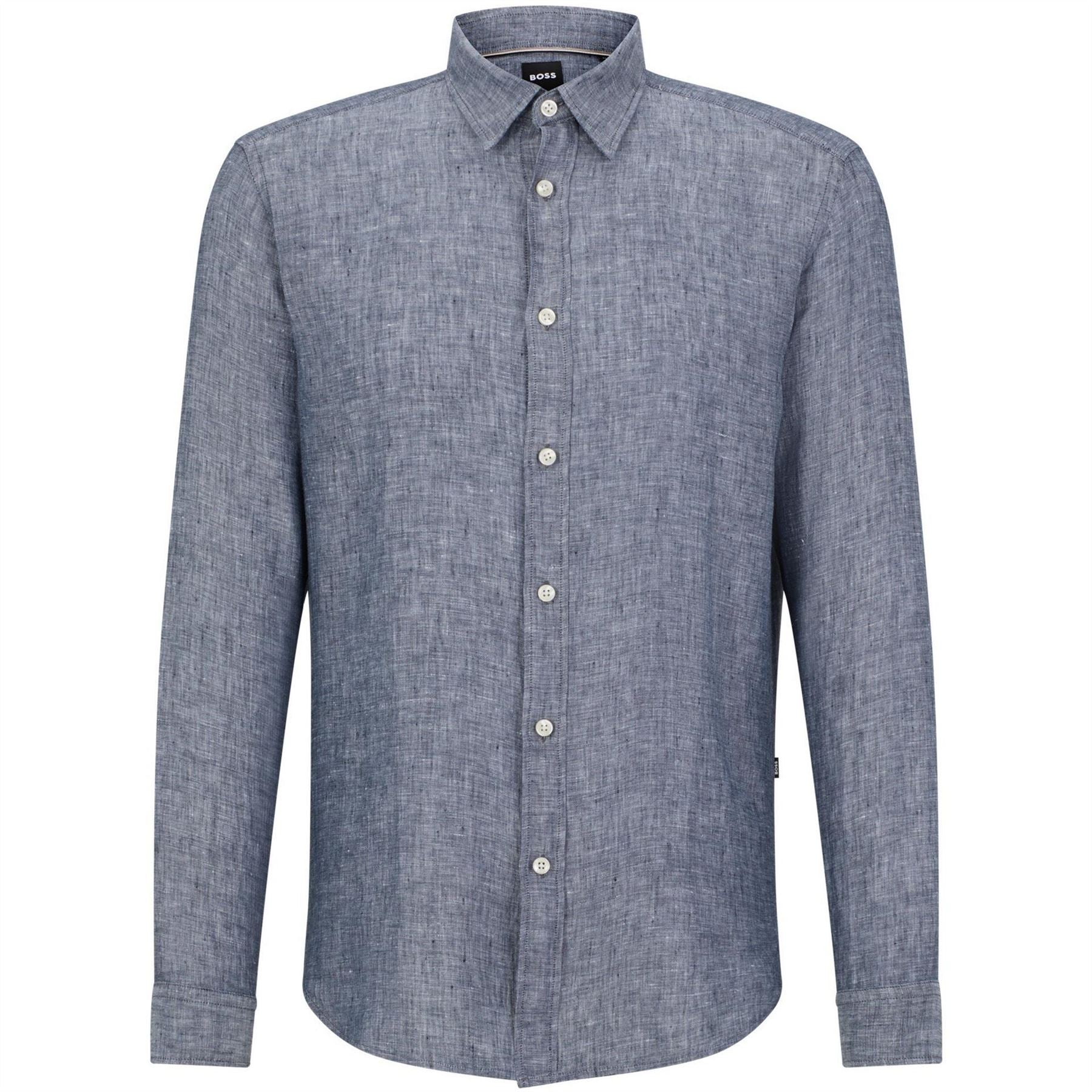Boss Liam Collared Neck Long Sleeve Shirt