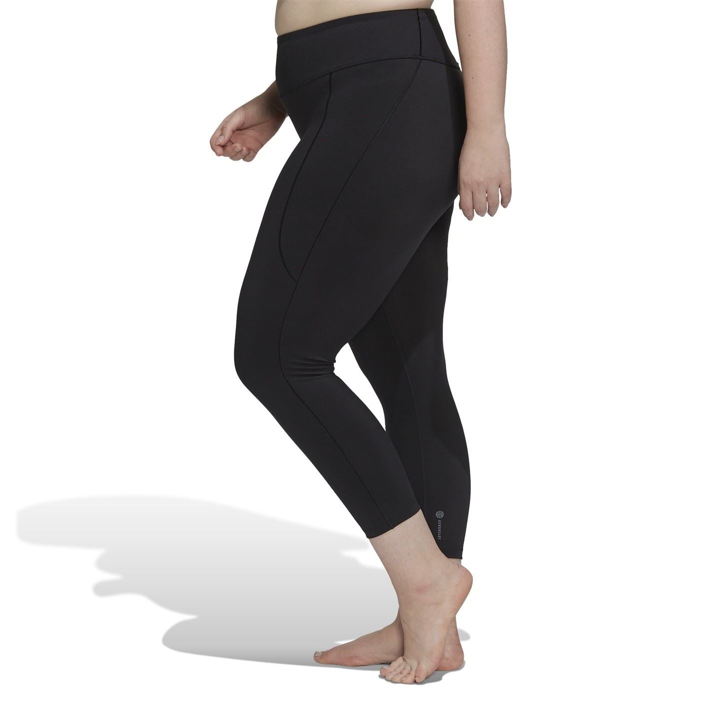 adidas Womens Yoga Studio 7 8 Leggings Plus Size