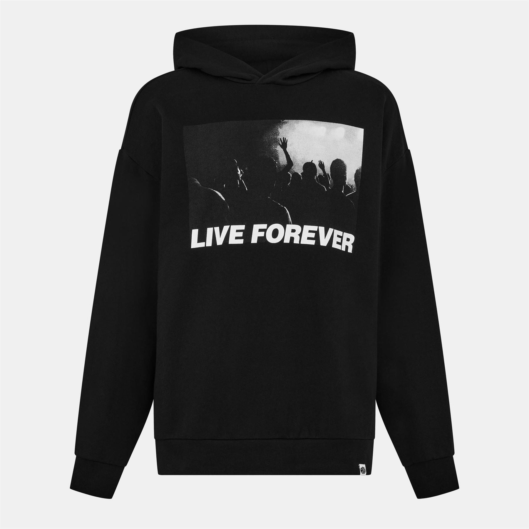 Pretty Green Porsche Live Forever Lettering Graphic Drop Shoulder Sweatshirt