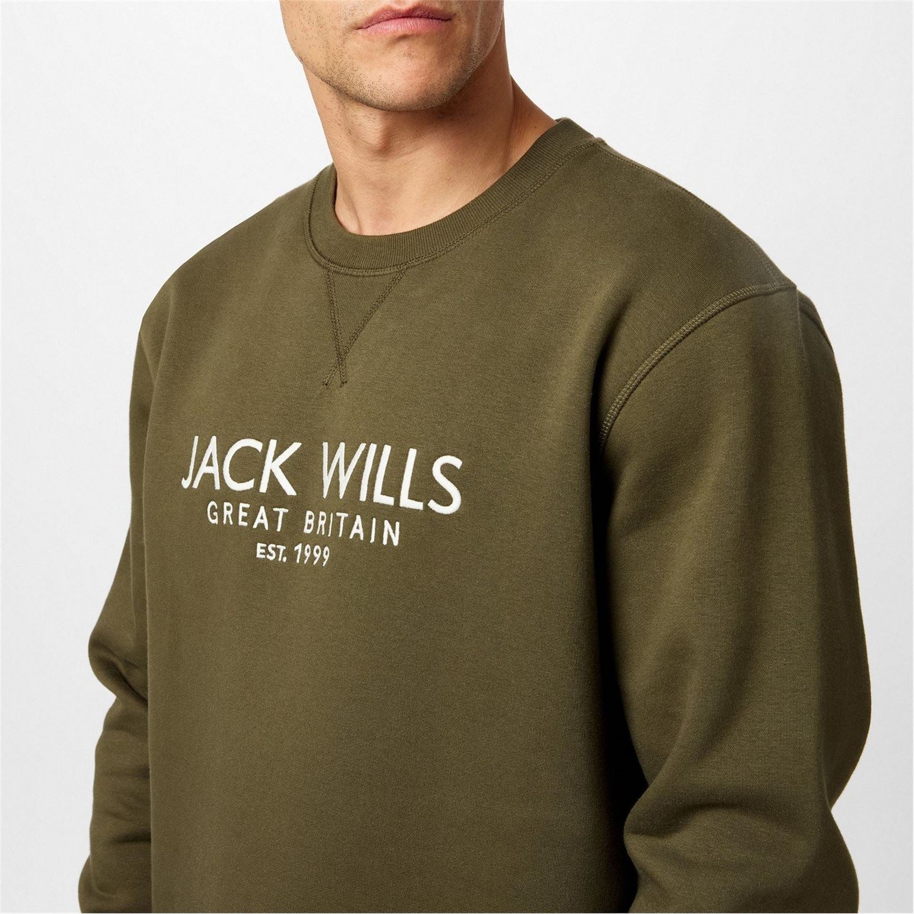 Jack Wills Belvue Graphic Logo Crew Neck Sweatshirt