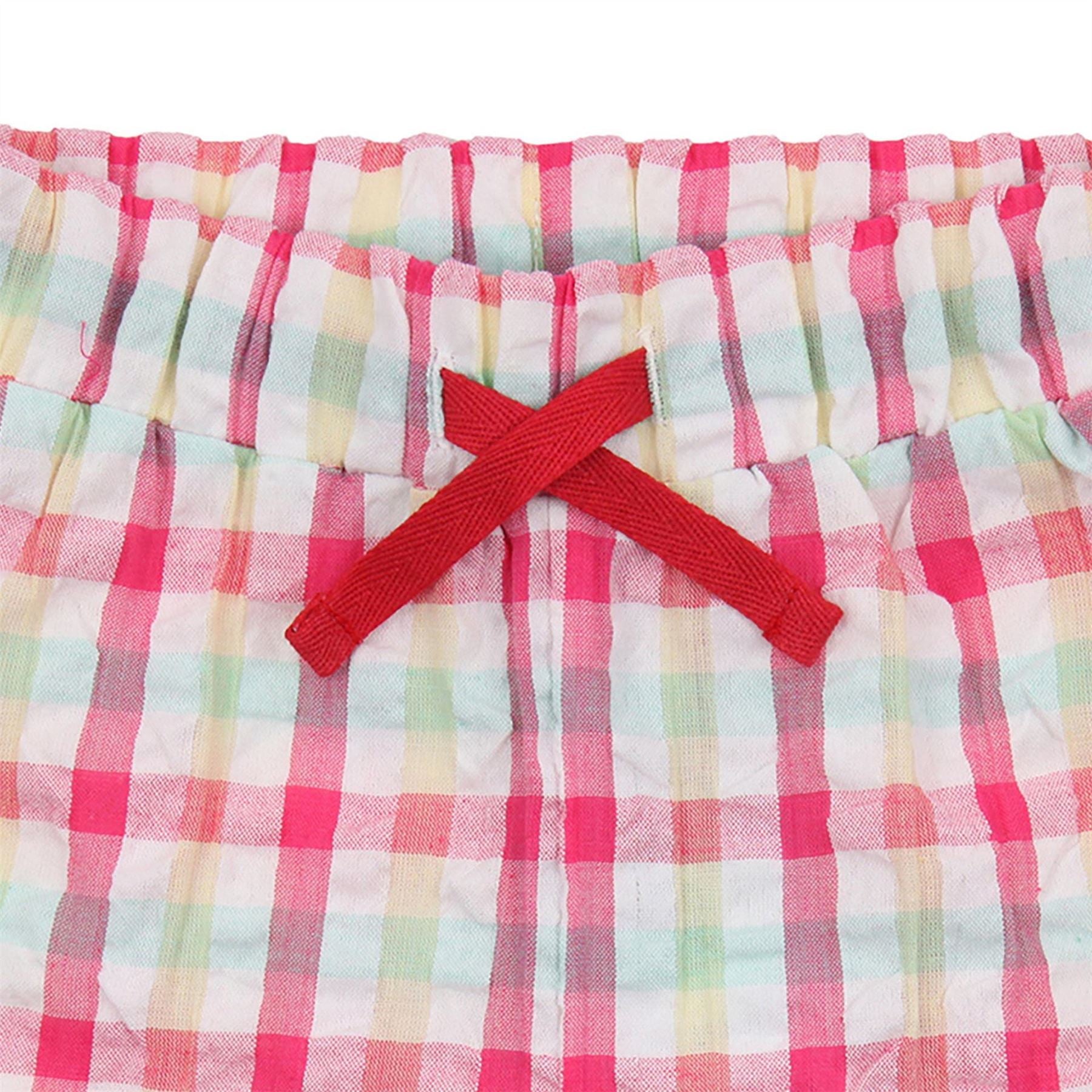 Lilly and Sid Picnic Check Plaid Ruffle Hem Shorts