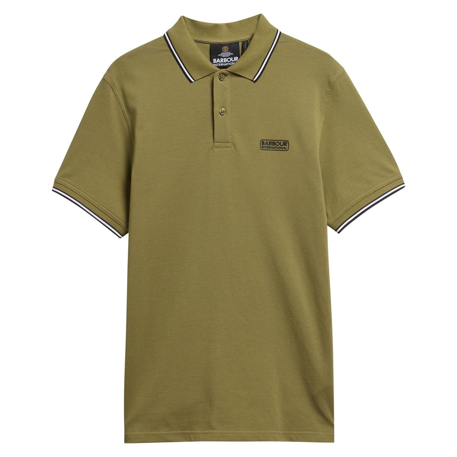 Barbour International Tipped Short Sleeve Polo Shirt