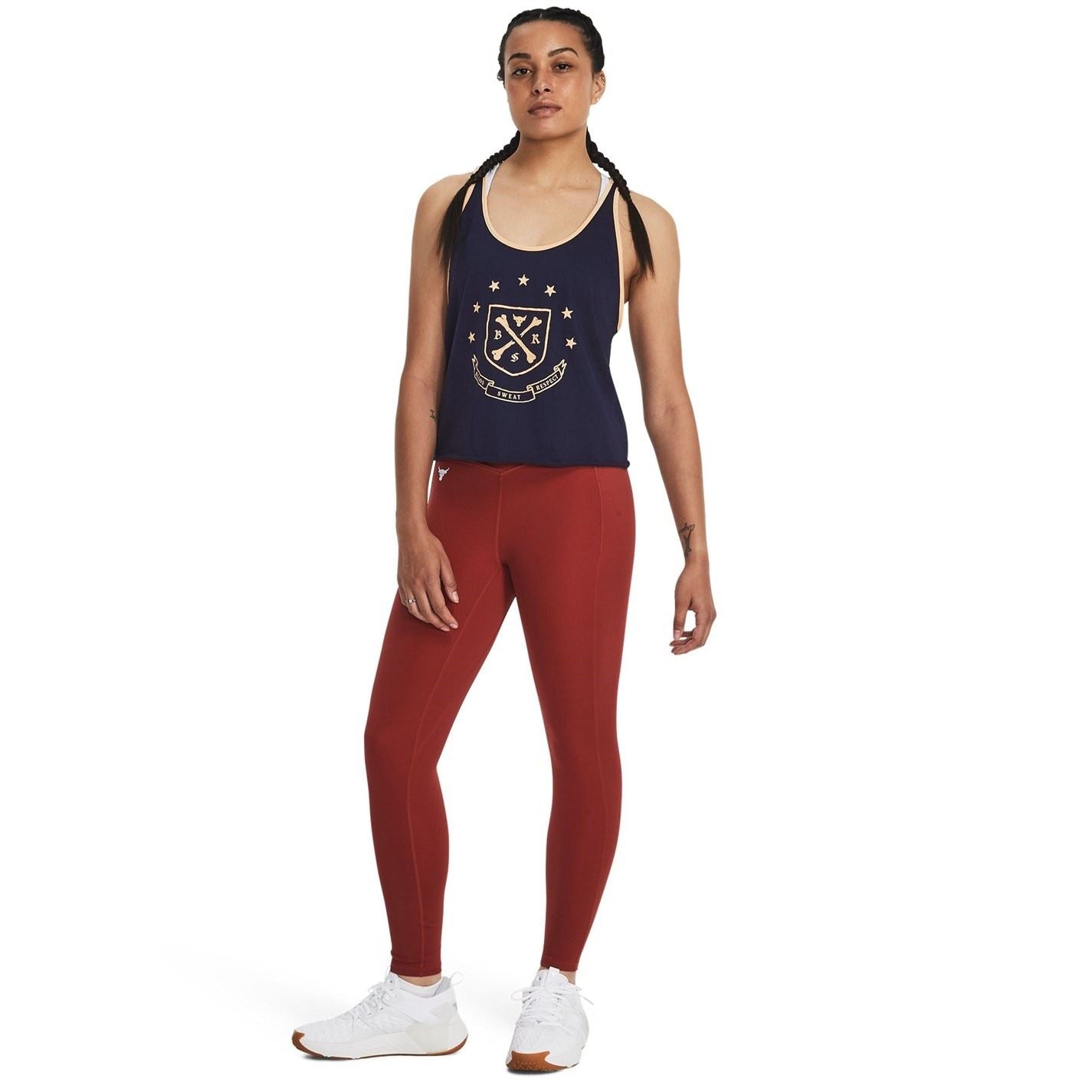 Under Armour Project Rock Arena Cropped Graphic Relaxed Fit Tank