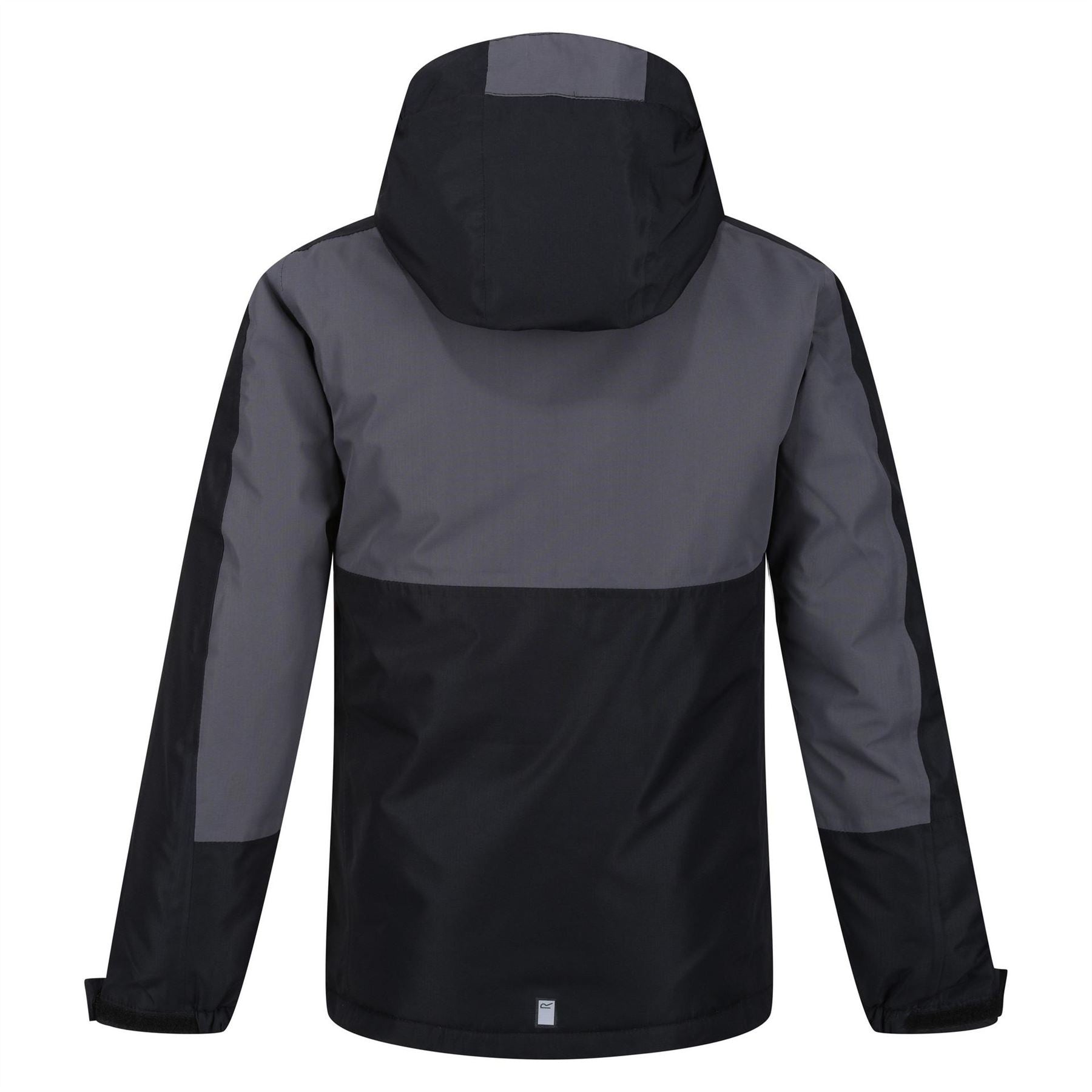 Regatta Beamziii Color Block Hooded Zipped Pocket Rain Jacket