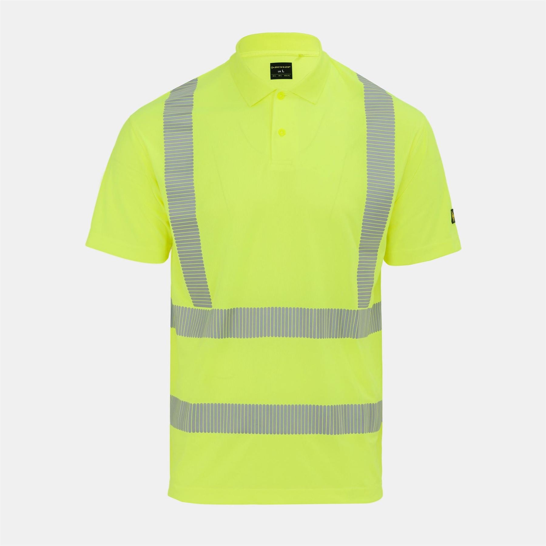 Dunlop Hi Vis Reflective Short Sleeve Polo