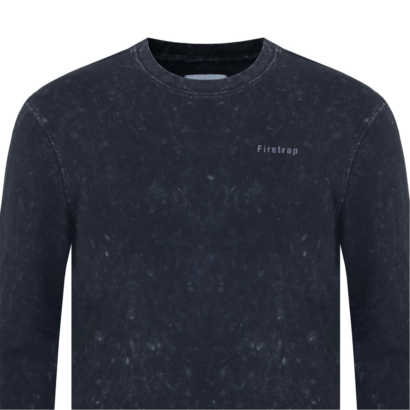 Firetrap Long Sleeve Crew Neck Regular Fit T-Shirt
