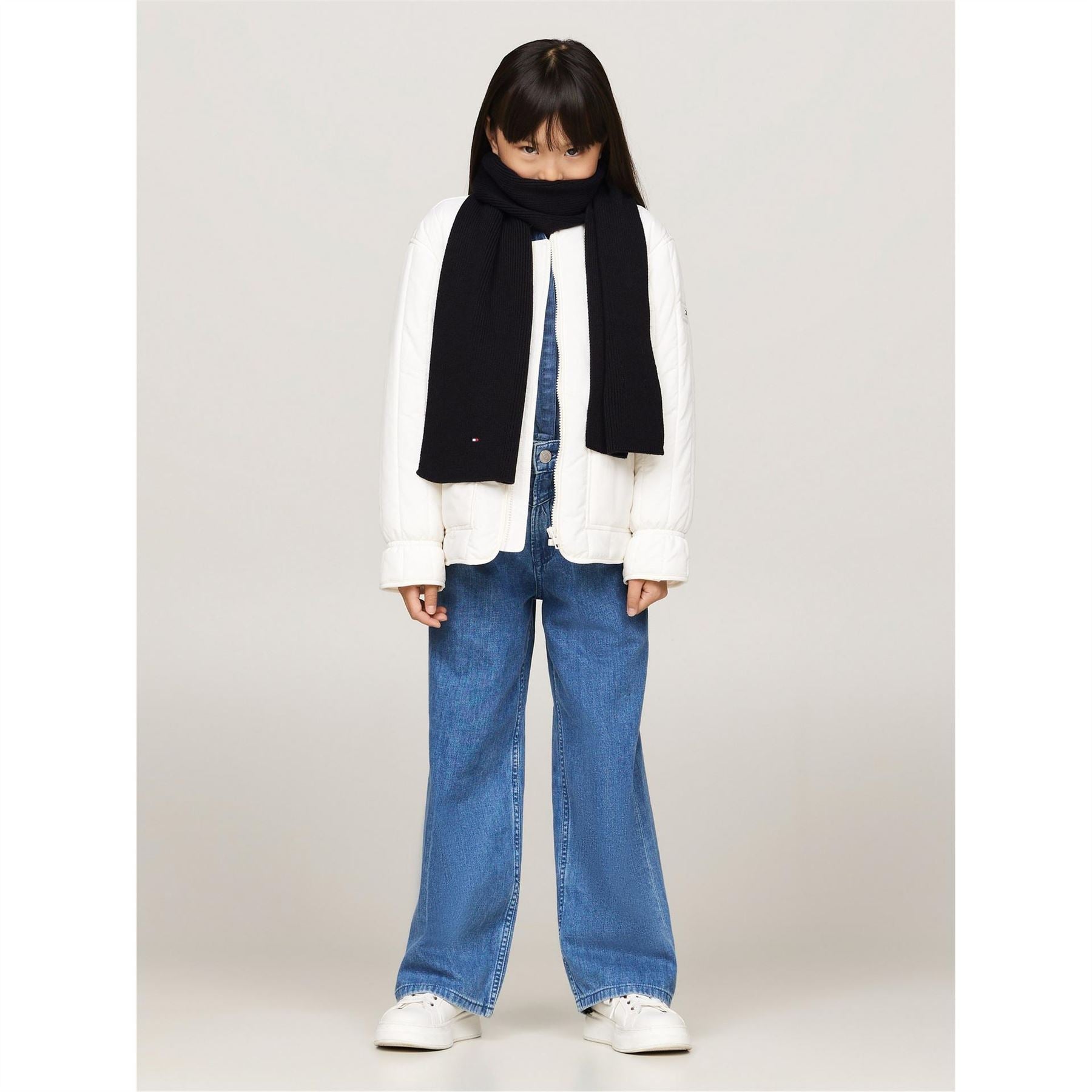 Tommy Hilfiger Kids Small Flag Knitted Scarf