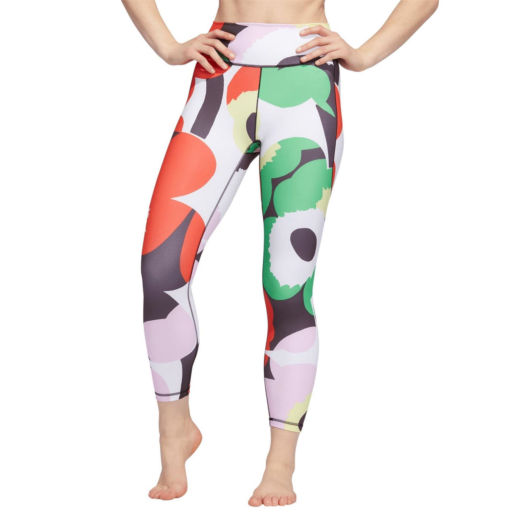 adidas Womens X Marimekko Yoga Tights Gym Legging