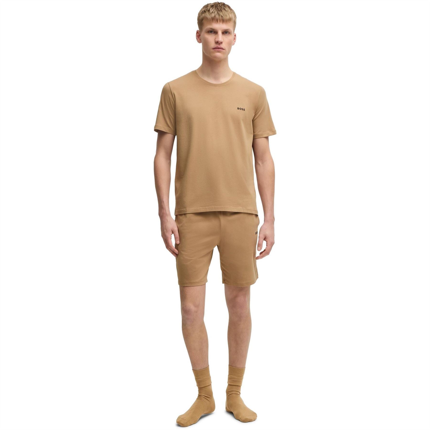 Boss BOSS Bodywear Mix  And  Match Premium Cotton T Shirt with Logo Detail