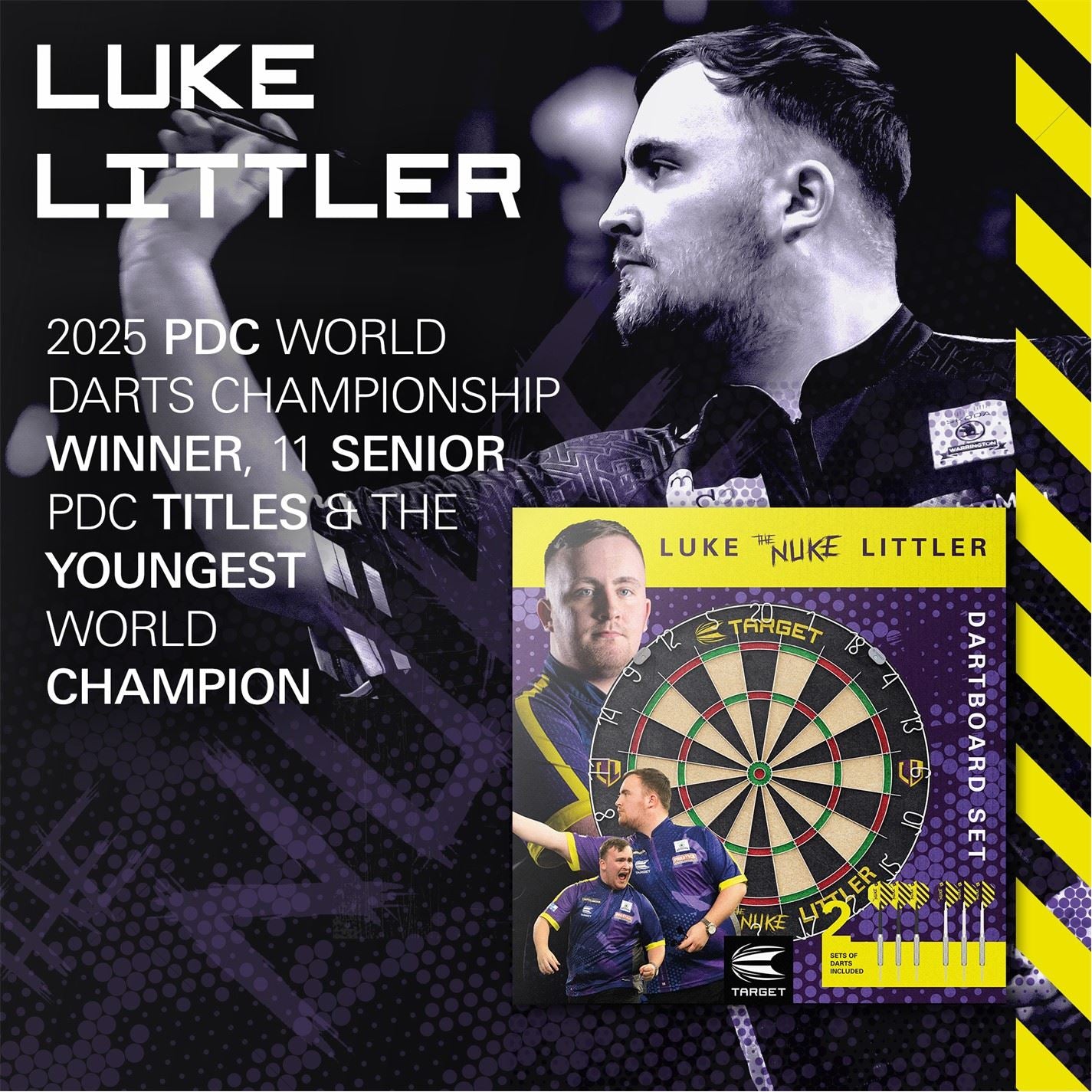Target Darts Luke Littler Dartboard Set