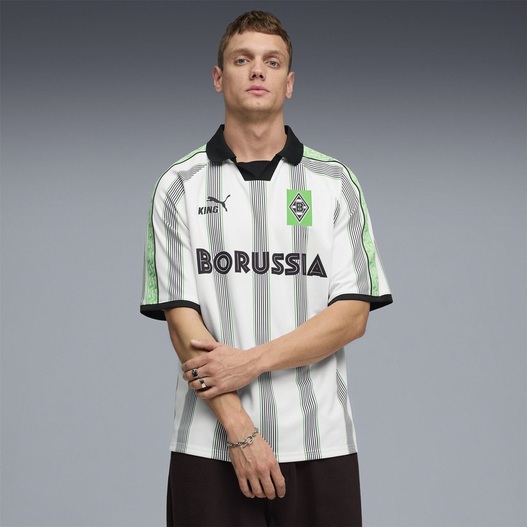 Puma Borussia Monchengladbach Licensed Retro Football Shirt