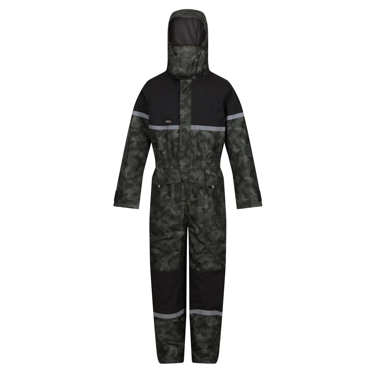 Regatta Rancher Hooded Reflective Ribbon Rain Jacket