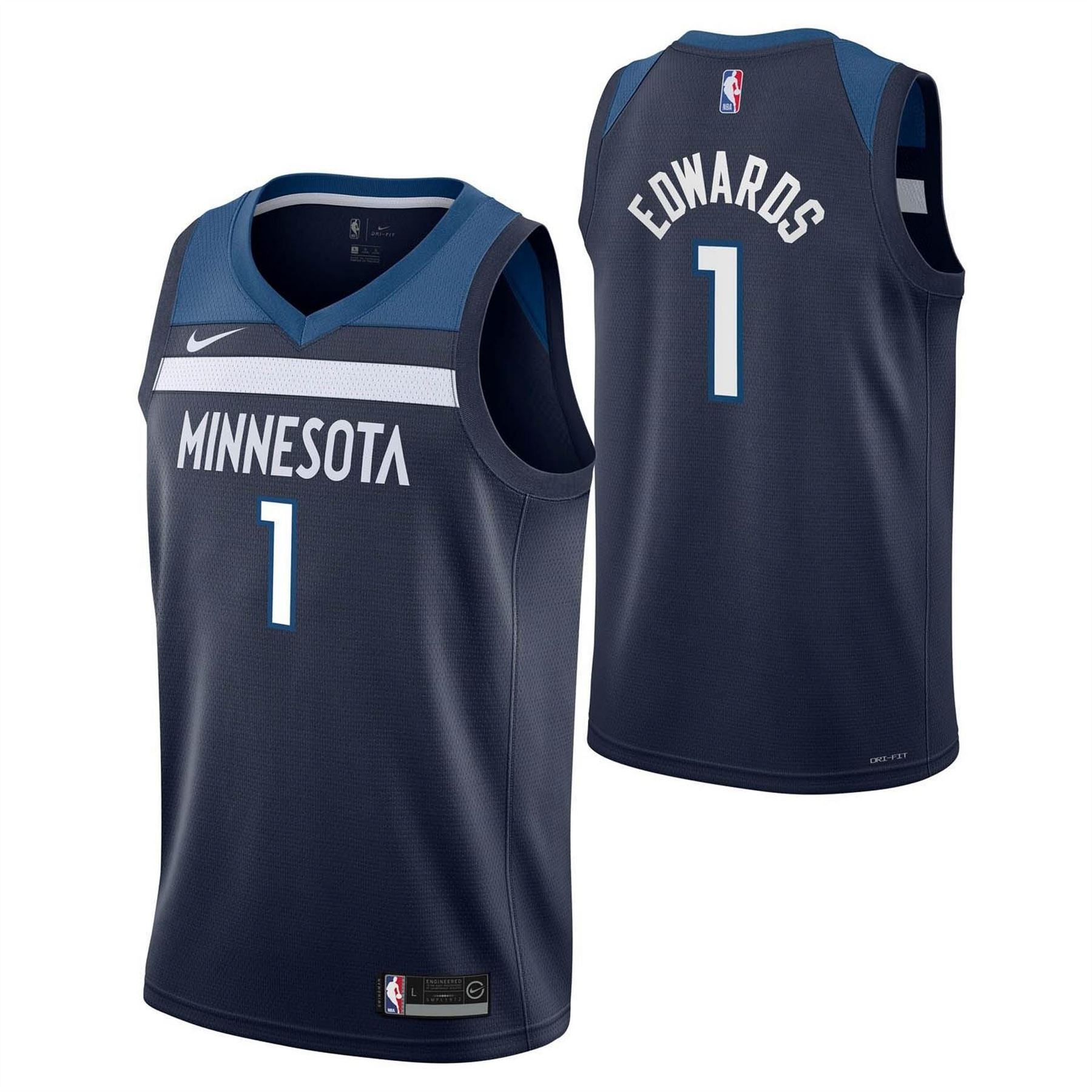 Nike Timberwolves Edwards #5 Jersey