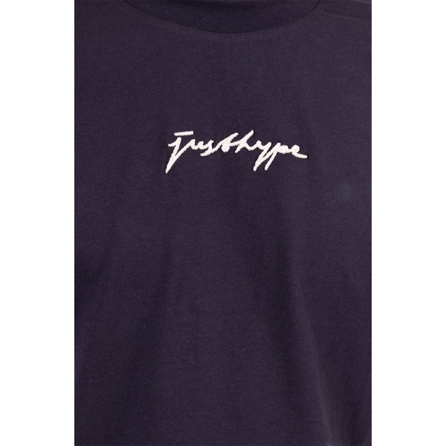 Hype Regular Fit Lettering Crew Neck T-Shirt