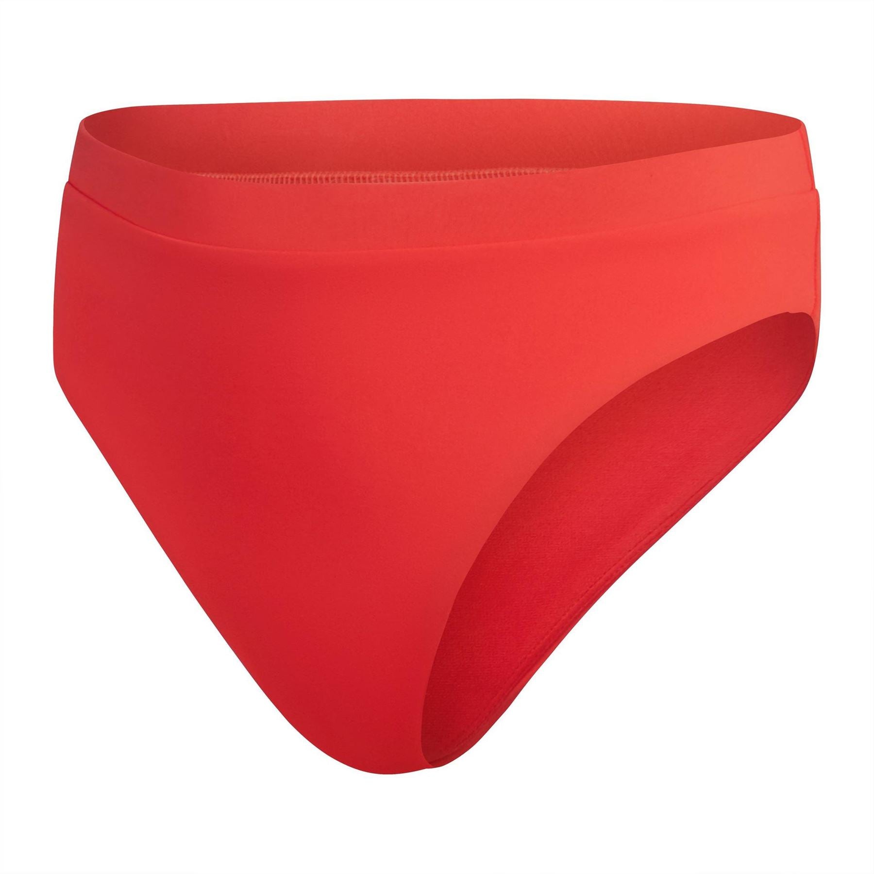 Speedo Solid Patterned High Waist Swim Brief