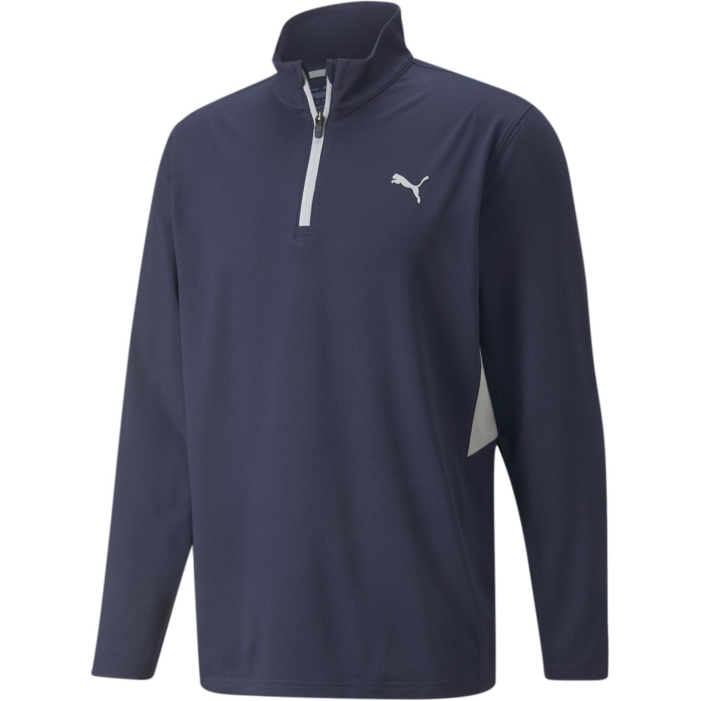 Puma Mens Vista Quarter Zip Baselayer Top